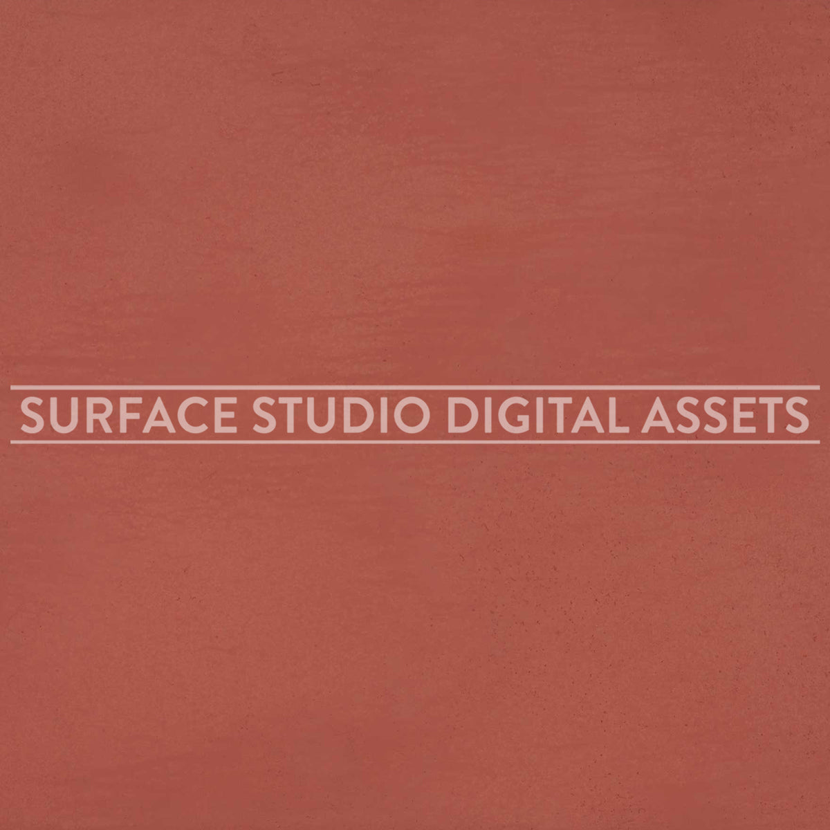 Coral Pink Cement Surface photographed directly from above. Surface background stock image with a "Surface Studio Digital Assets" watermark for commercial, e-commerce, editorial, product, beauty, food, beverage, still life photography. Artisanal cement surface for architectural visualization.