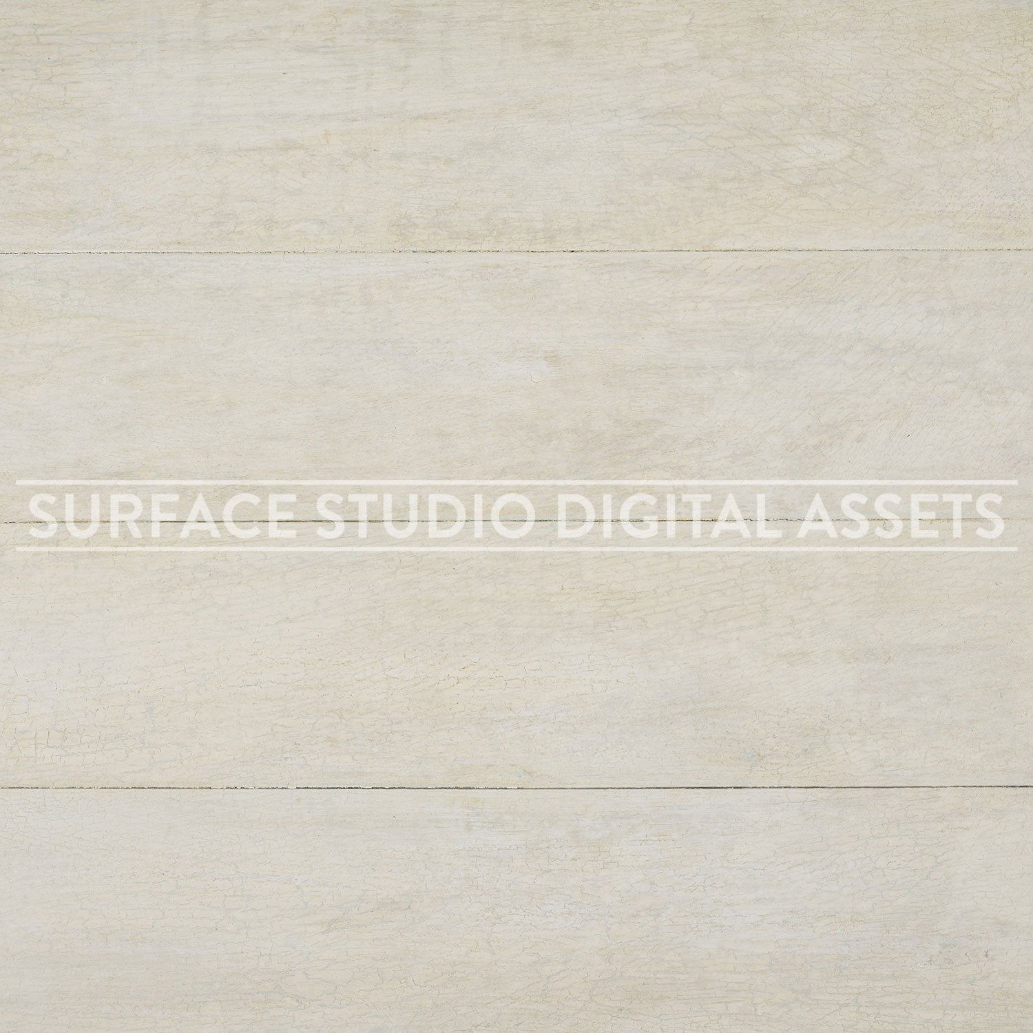 Distressed White Crackle Pine Planked Wood Surface background stock image with a "Surface Studio Digital Assets" watermark for commercial, e-commerce, editorial, product, beauty, food, beverage, still life photography.