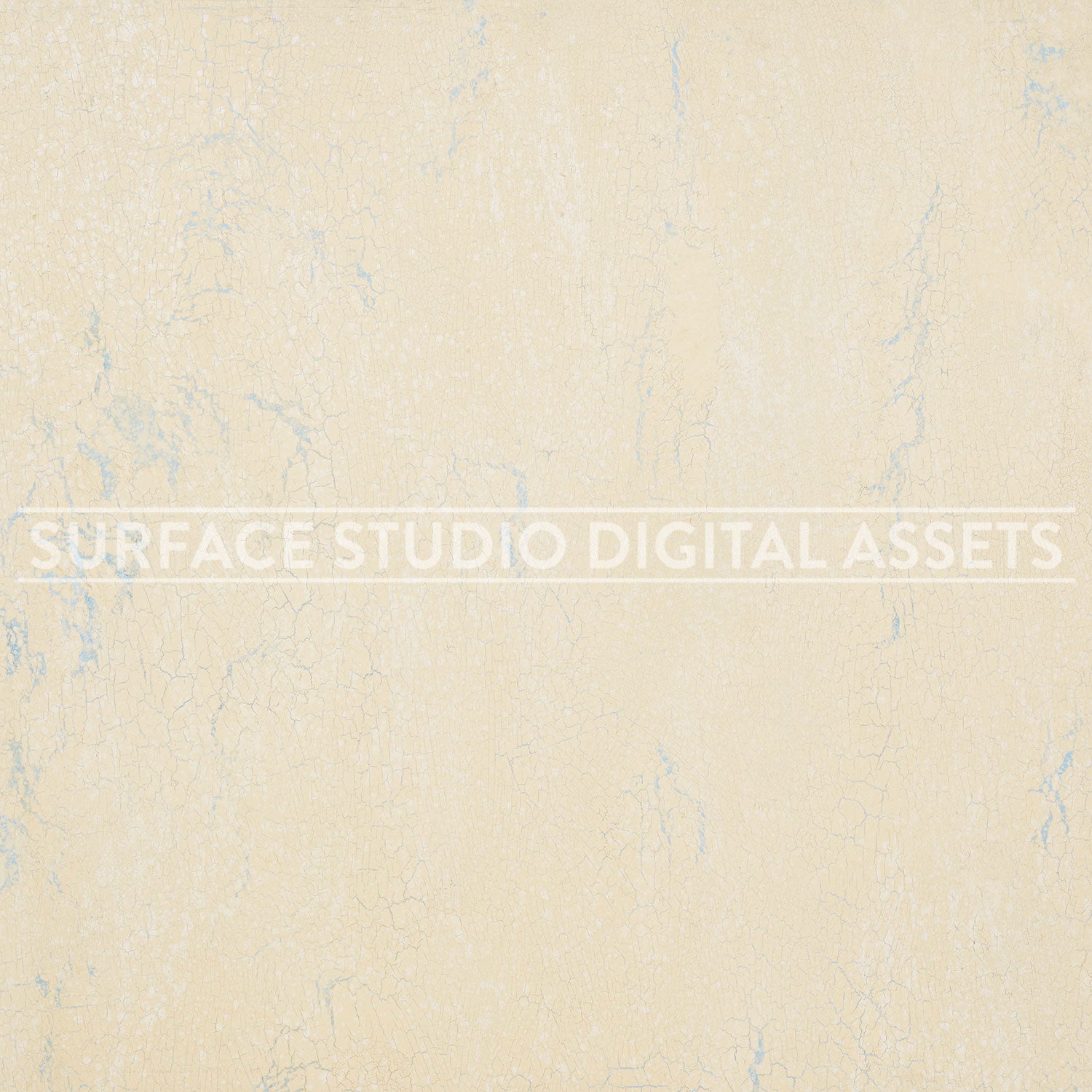 Off-White Over Blue Crackled Planked Wood Surface background stock image with a "Surface Studio Digital Assets" watermark for commercial, e-commerce, editorial, product, beauty, food, beverage, still life photography.