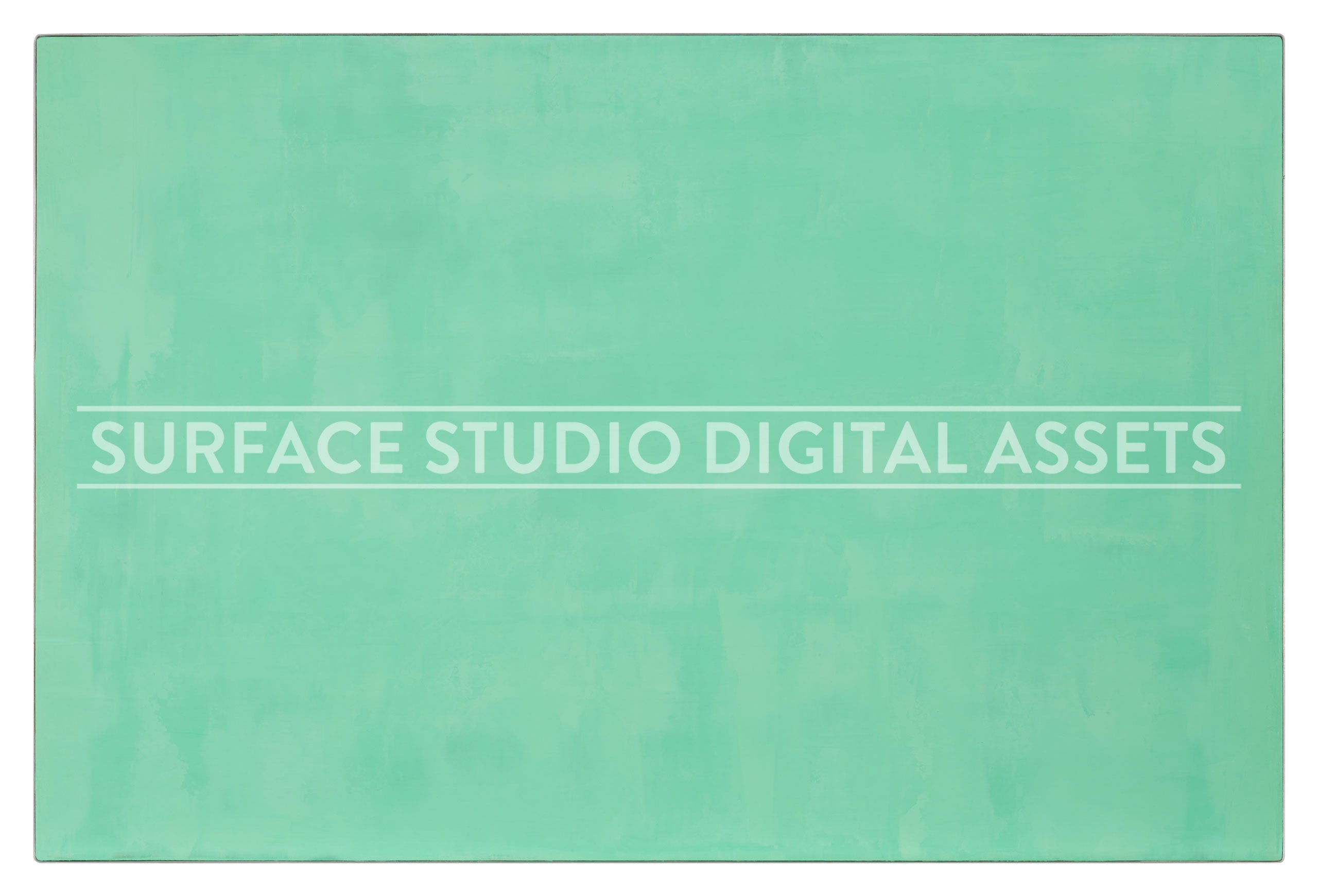 Bright Green Venetian Plaster Surface background stock image with a "Surface Studio Digital Assets" watermark for commercial, e-commerce, editorial, product, beauty, food, beverage, still life photography.