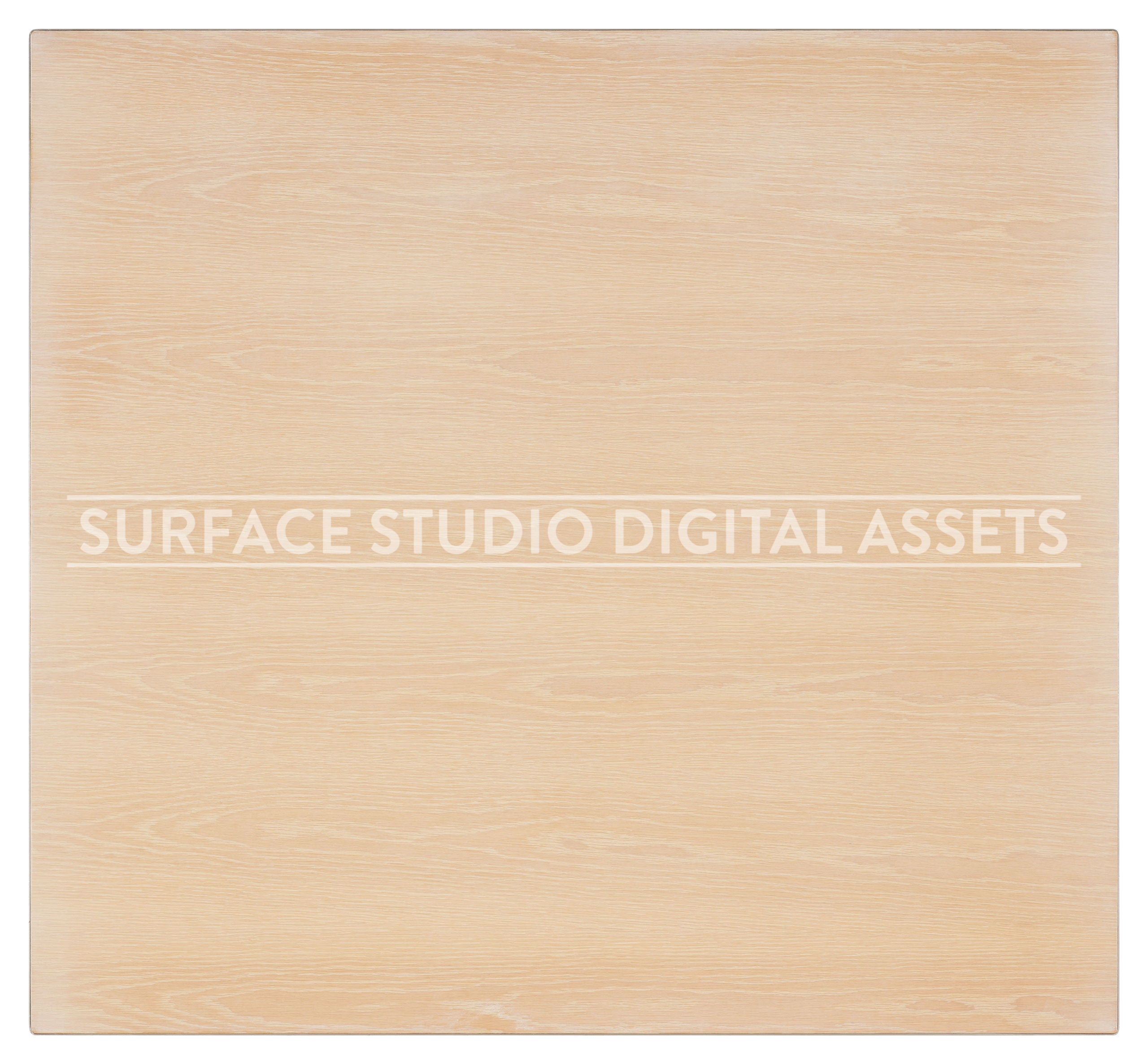 Light Beige Winter Oak Wood Surface background stock image with a "Surface Studio Digital Assets" watermark for commercial, e-commerce, editorial, product, beauty, food, beverage, still life photography. Wood background for high-end product shoots, interior design and architectural mood board.