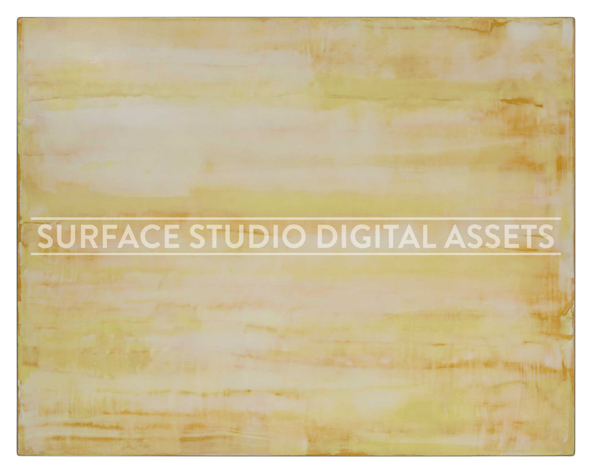 Cream White Orange Venetian PlasterSurface photographed directly from above including edges. Surface background stock image with a "Surface Studio Digital Assets" watermark for commercial, e-commerce, editorial, product, beauty, food, beverage, still life photography.