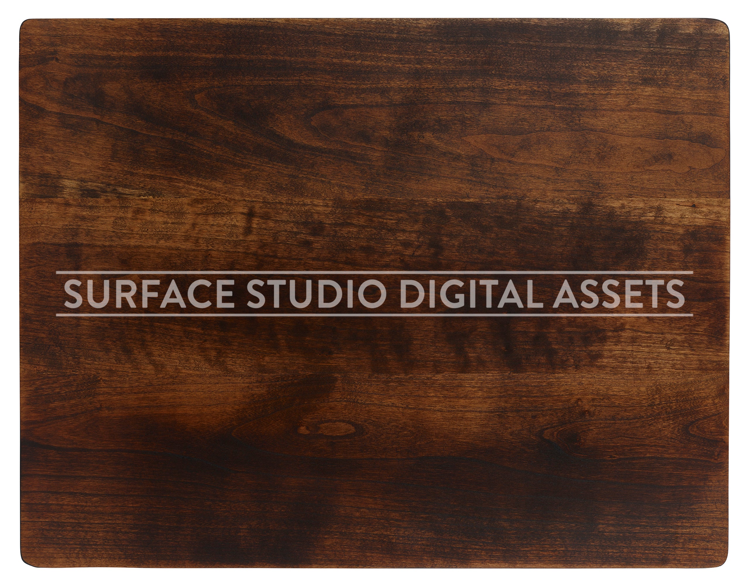 Brown Antique Cherry Wood Surface photographed directly from above including edges
