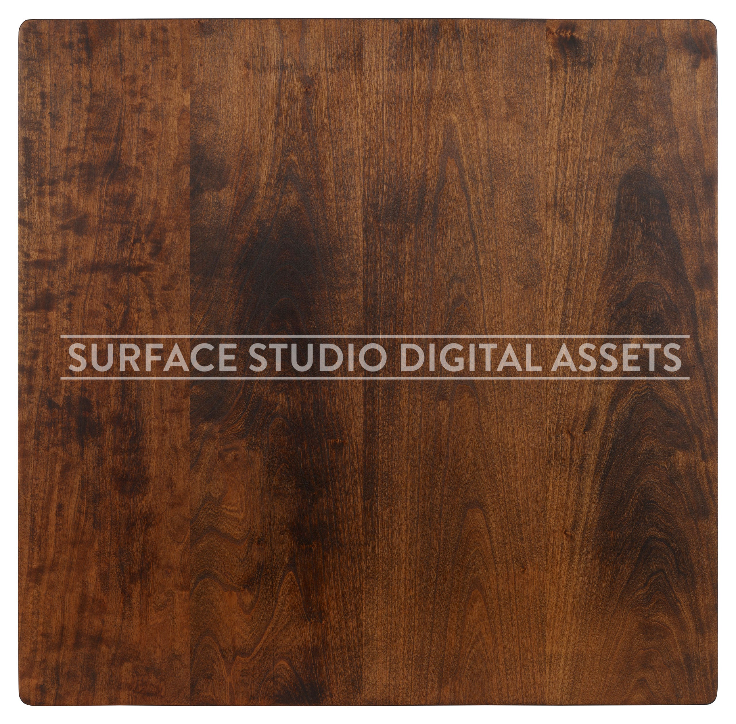 Antique Brown Cherry Wood Surface photographed directly from above including edges