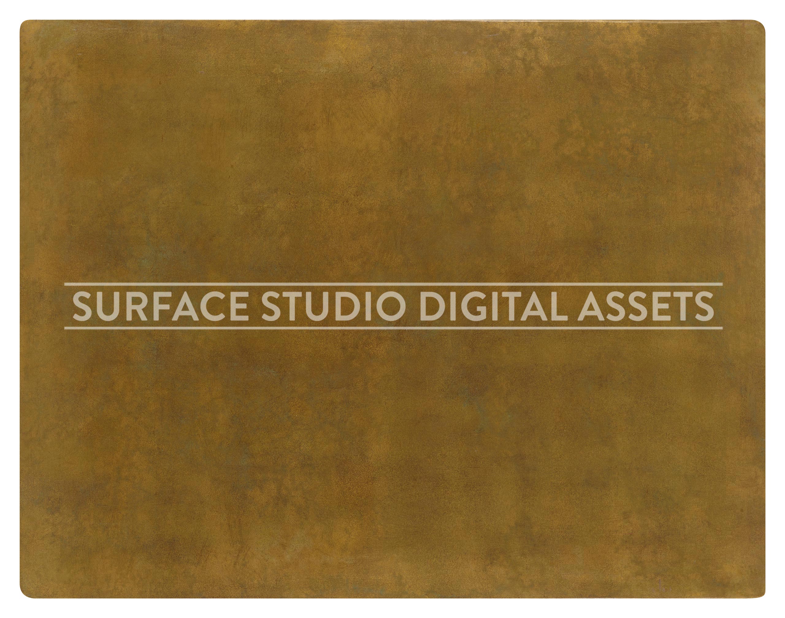 Antique Gold Surface photographed directly from above including edges
