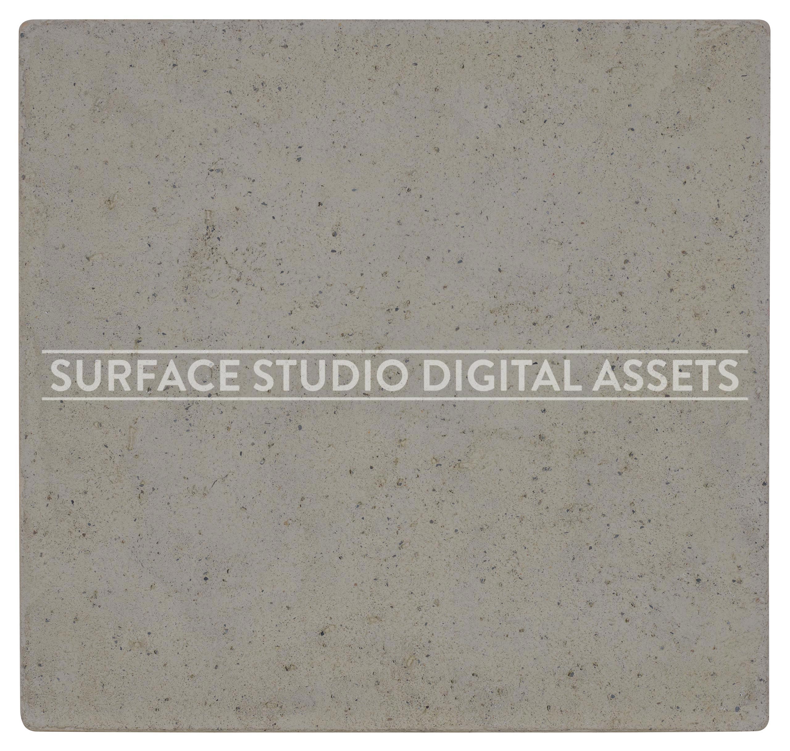 Speckled Grey Beige Cement Surface photographed directly from above including edges