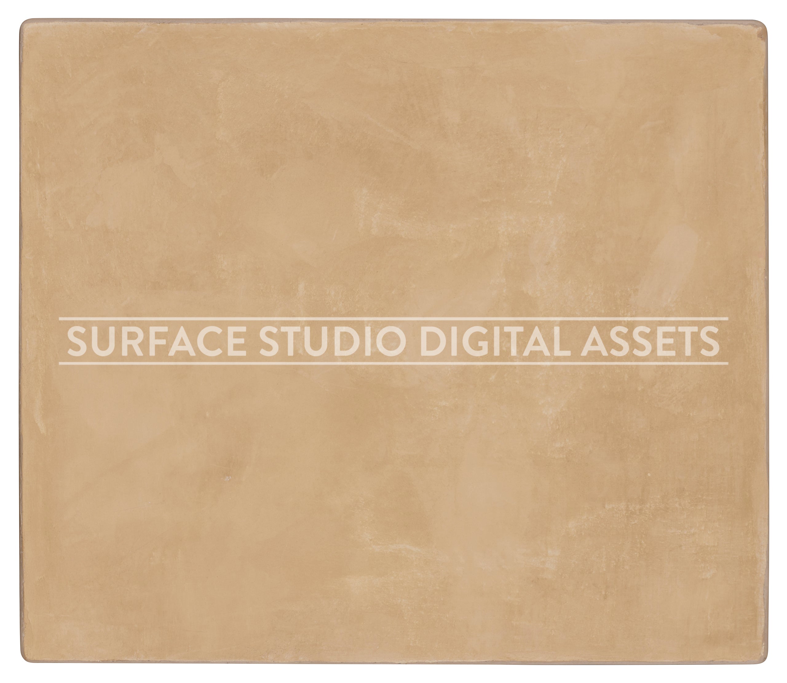 Beige Plaster Surface photographed directly from above including edges