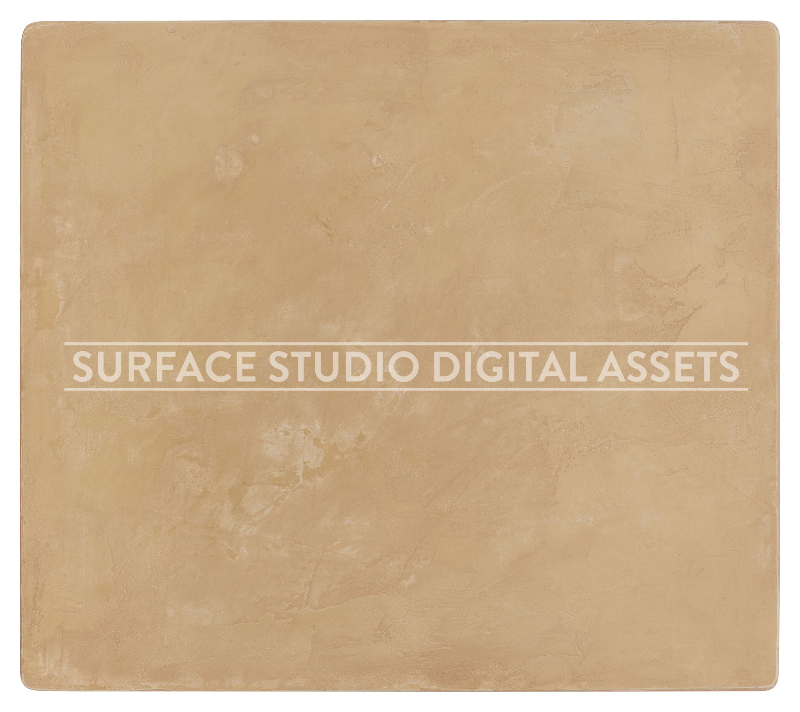 Medium Beige Plaster Surface photographed directly from above including edges