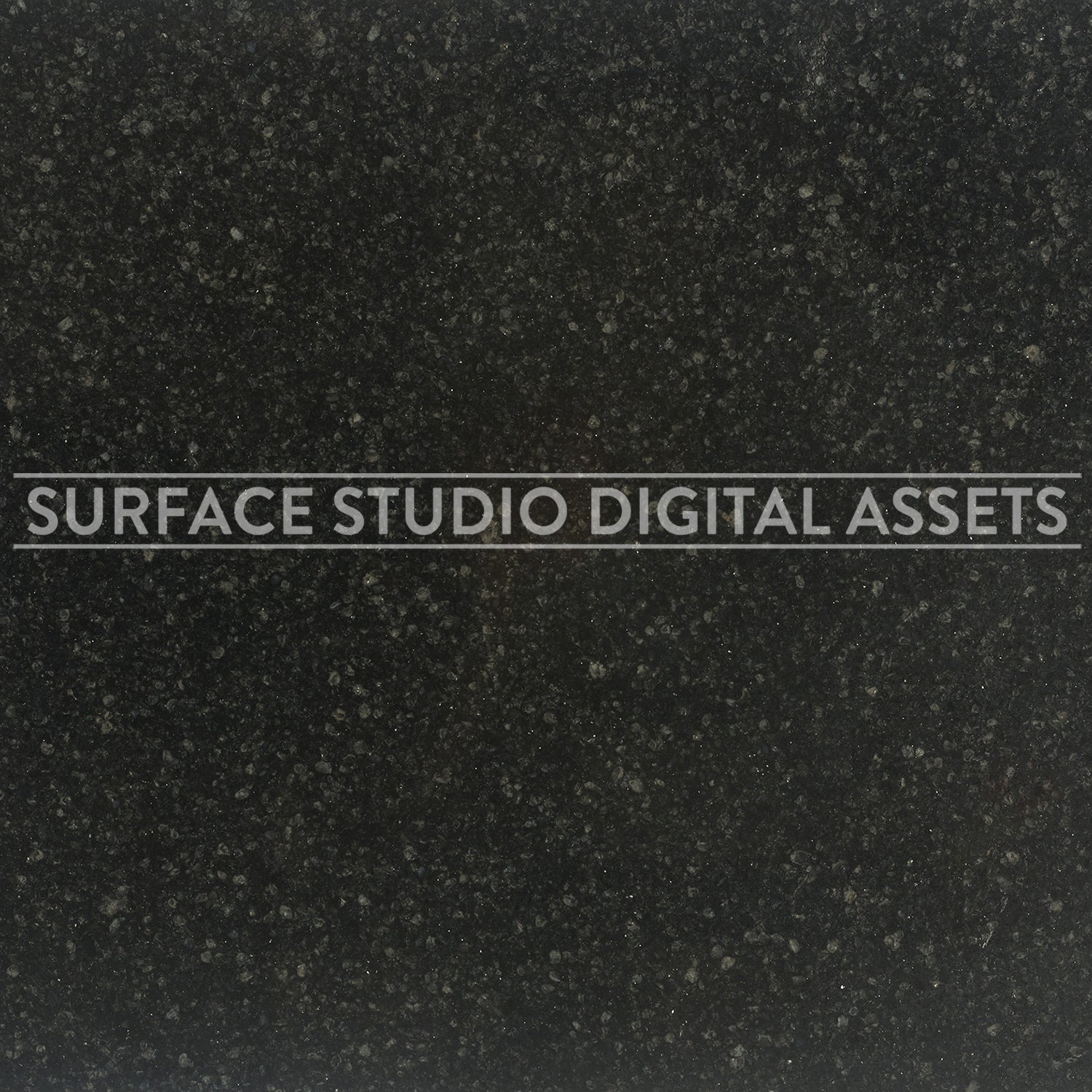 Black Polished Granite Surface photographed from above