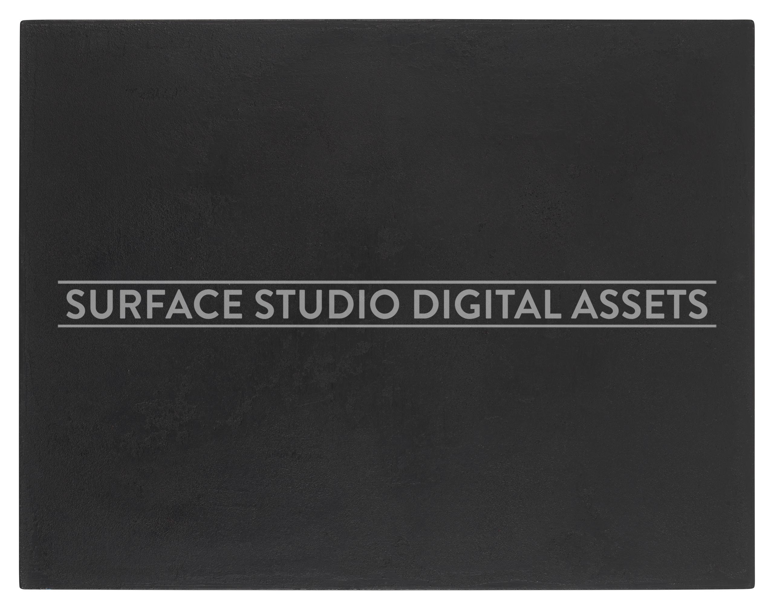 Black Sandcoat Plaster Surface photographed directly from above including edges