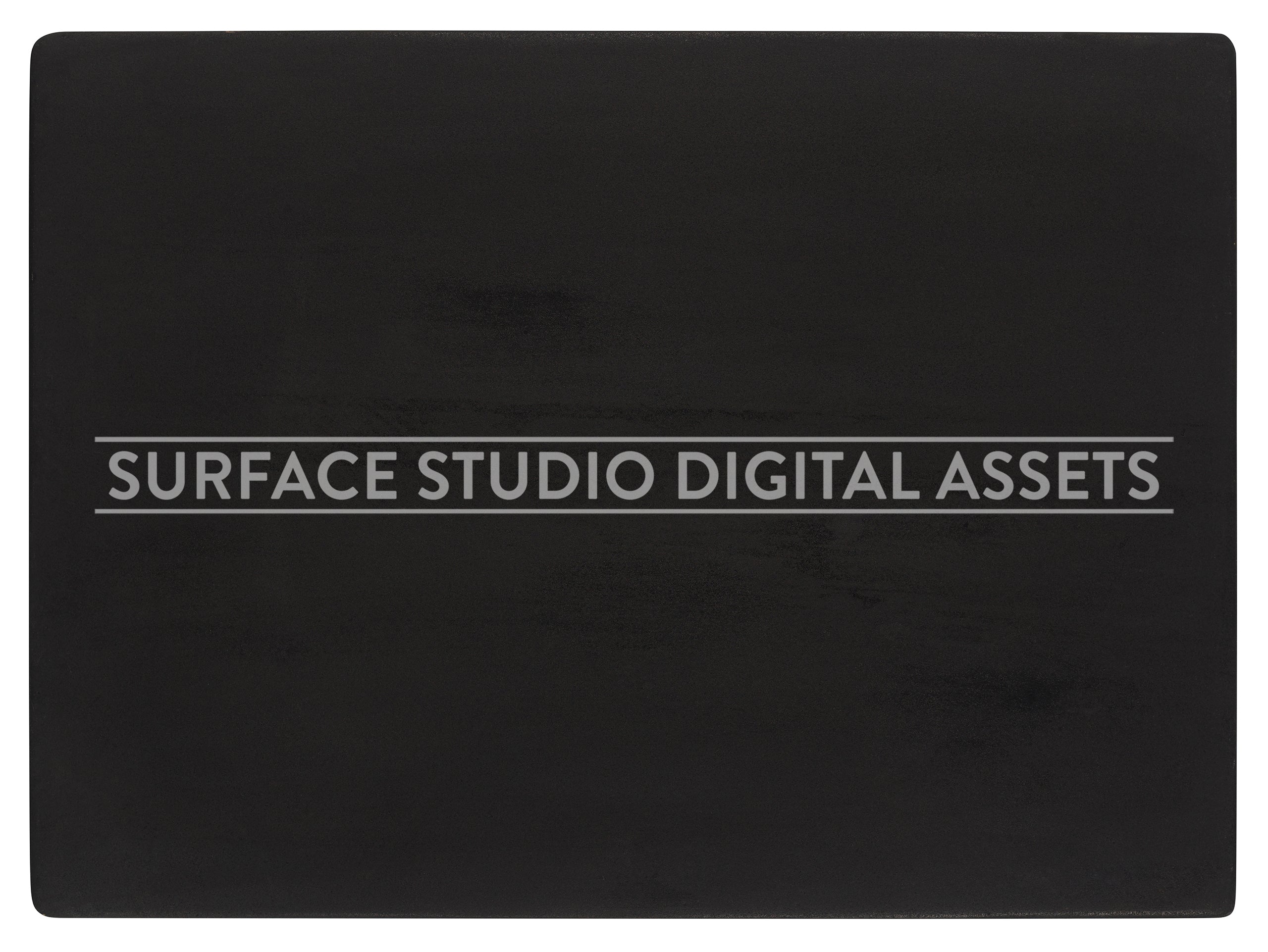 Blackened Stone Surface photographed directly from above including edges