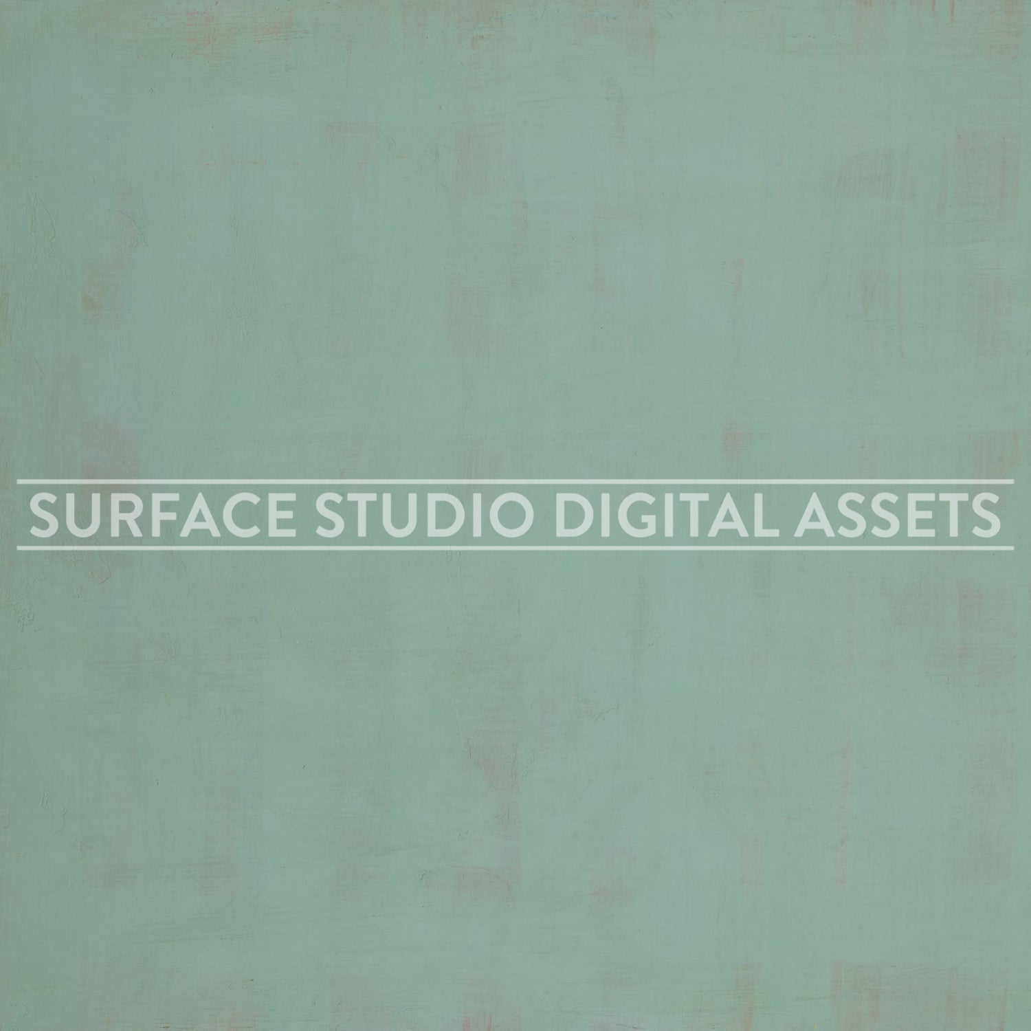 Green-Blue Faint Plaid Plaster Surface photographed directly from above