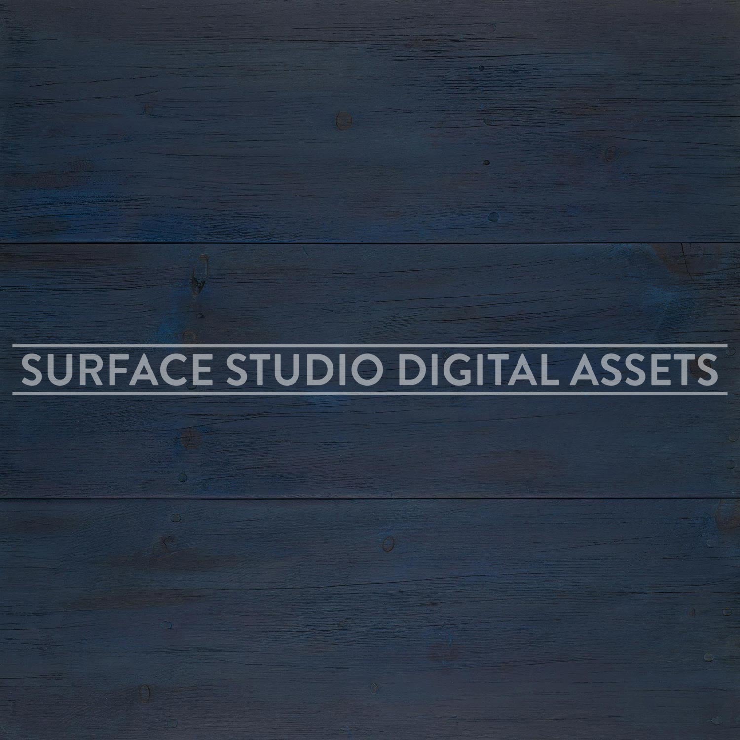 Matte Blue Barnwood Planked Wood Surface photographed directly from above