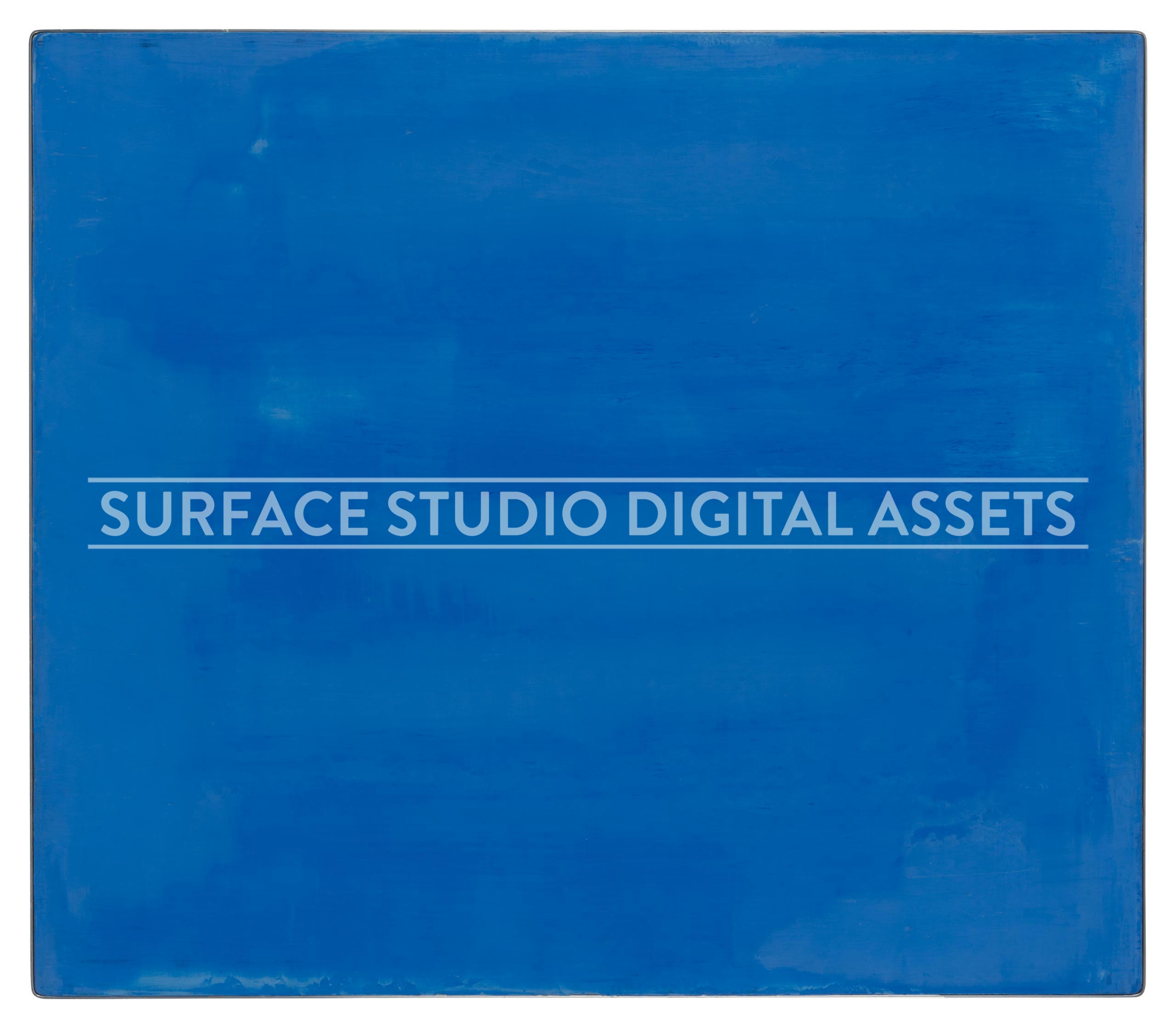 Blue Venetian Plaster Surface photographed directly from above including edges