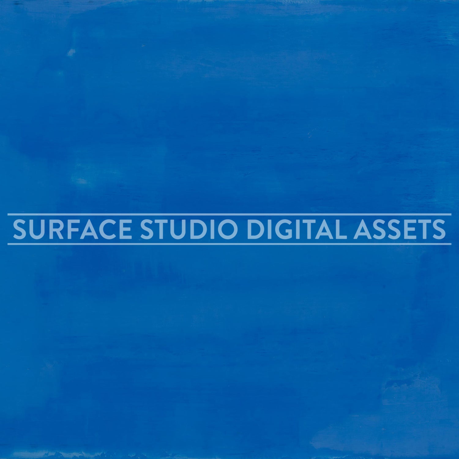 Blue Venetian Plaster Surface photographed directly from above
