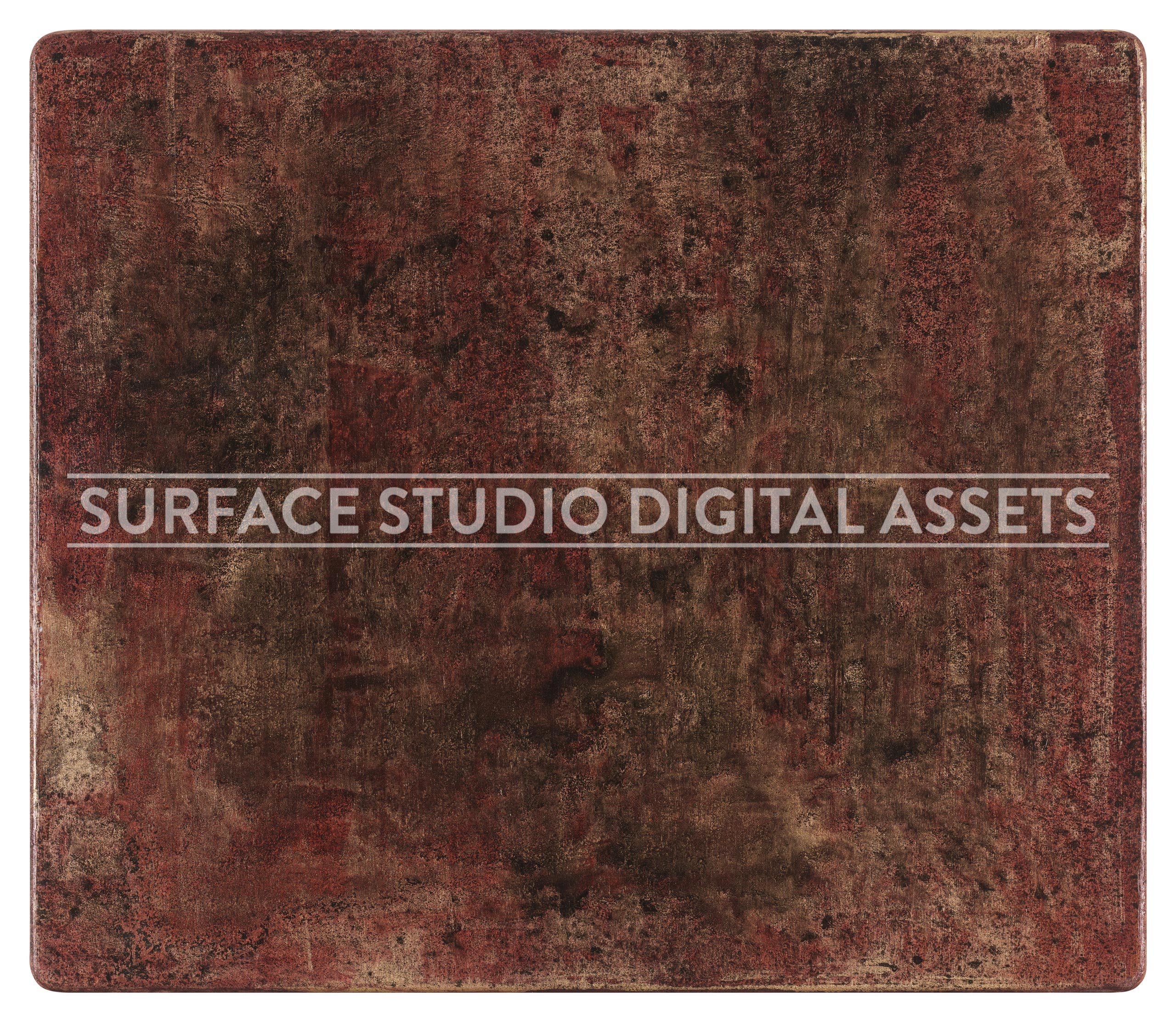 Red Gold Metallic Surface photographed directly from above including edges