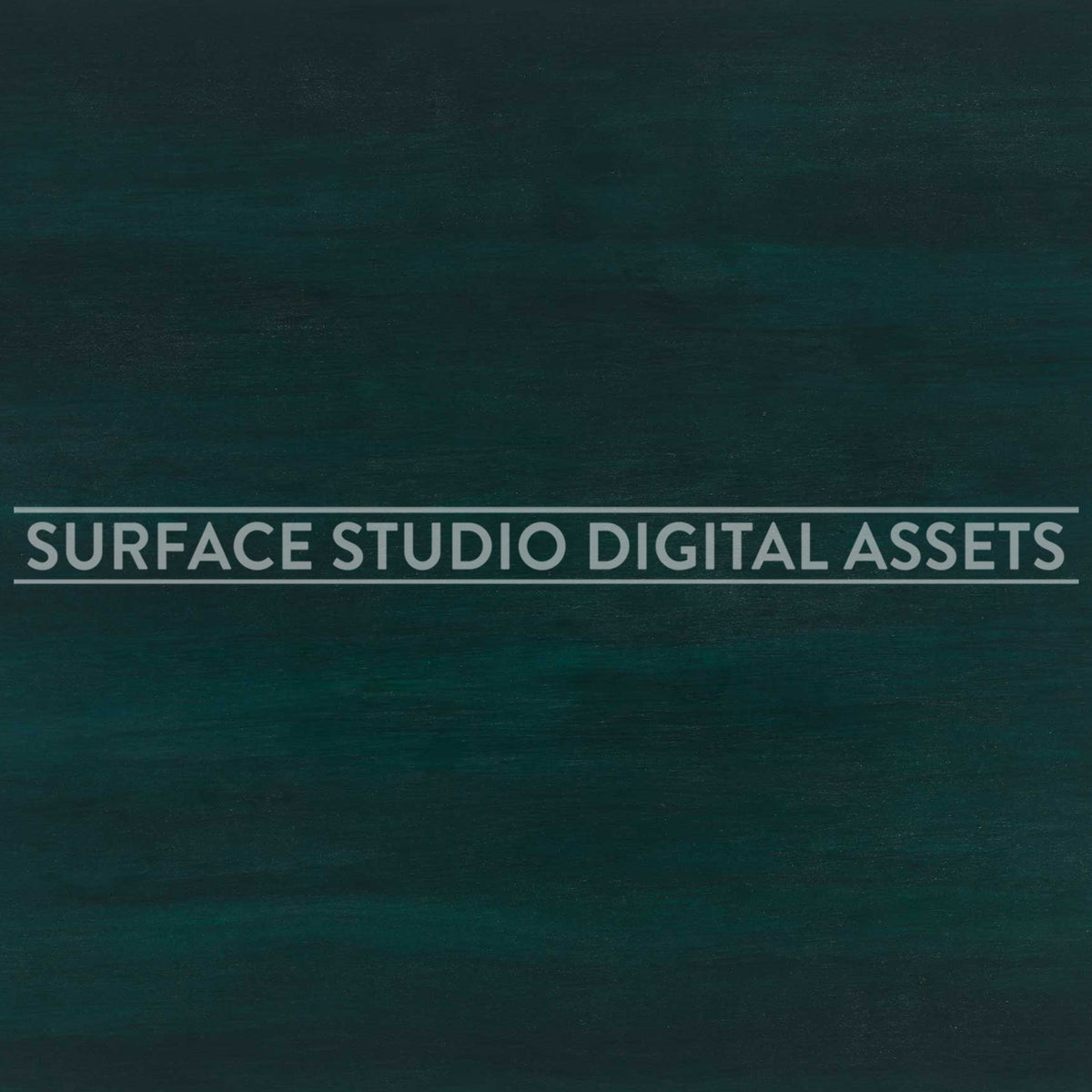 Dark Bottle Green Blue Wash Wood Surface photographed directly from above. Surface background stock image with a "Surface Studio Digital Assets" watermark for commercial, e-commerce, editorial, product, beauty, food, beverage, still life photography.