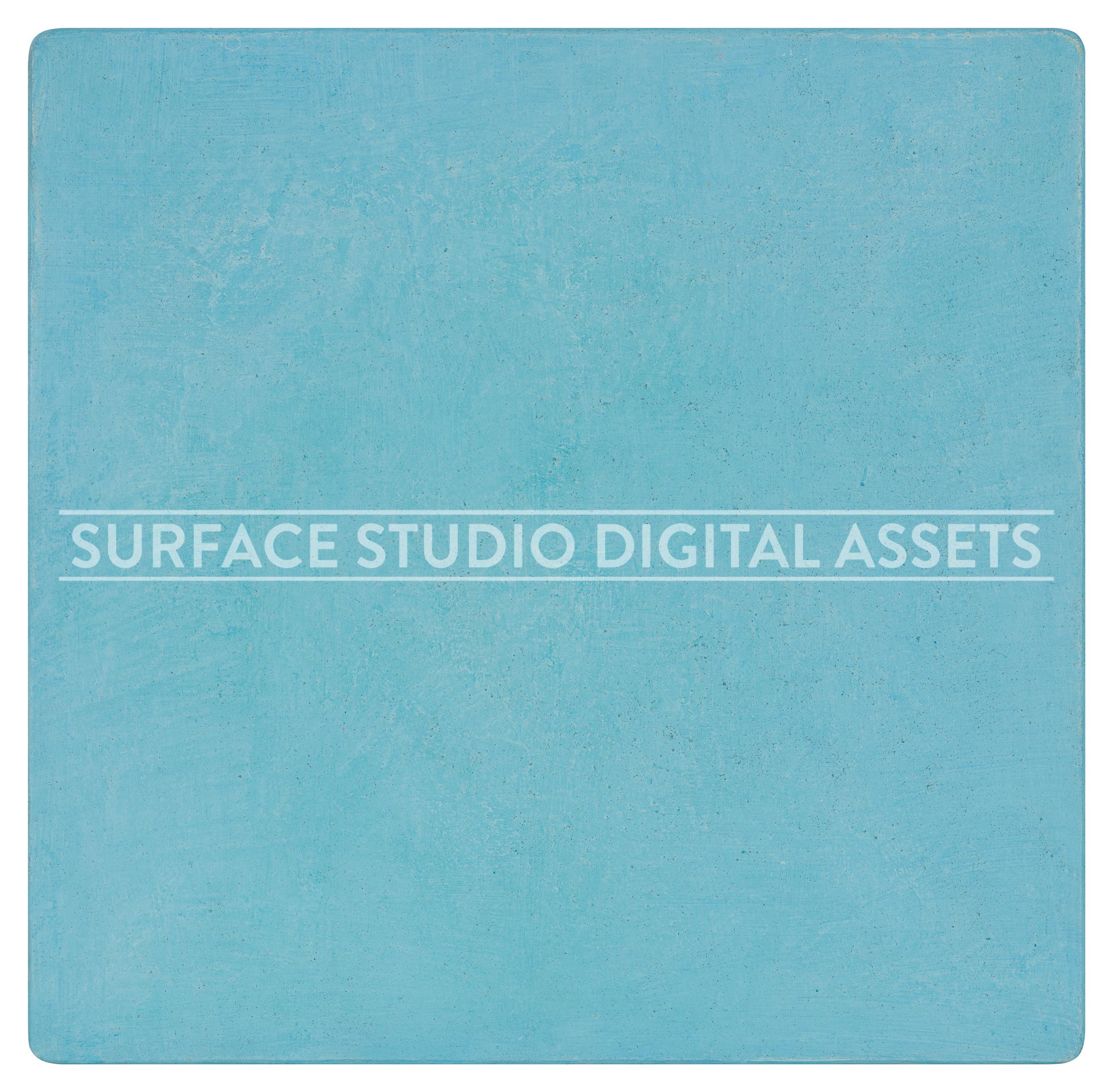 Light Blue Cement Surface photographed directly from above including edges