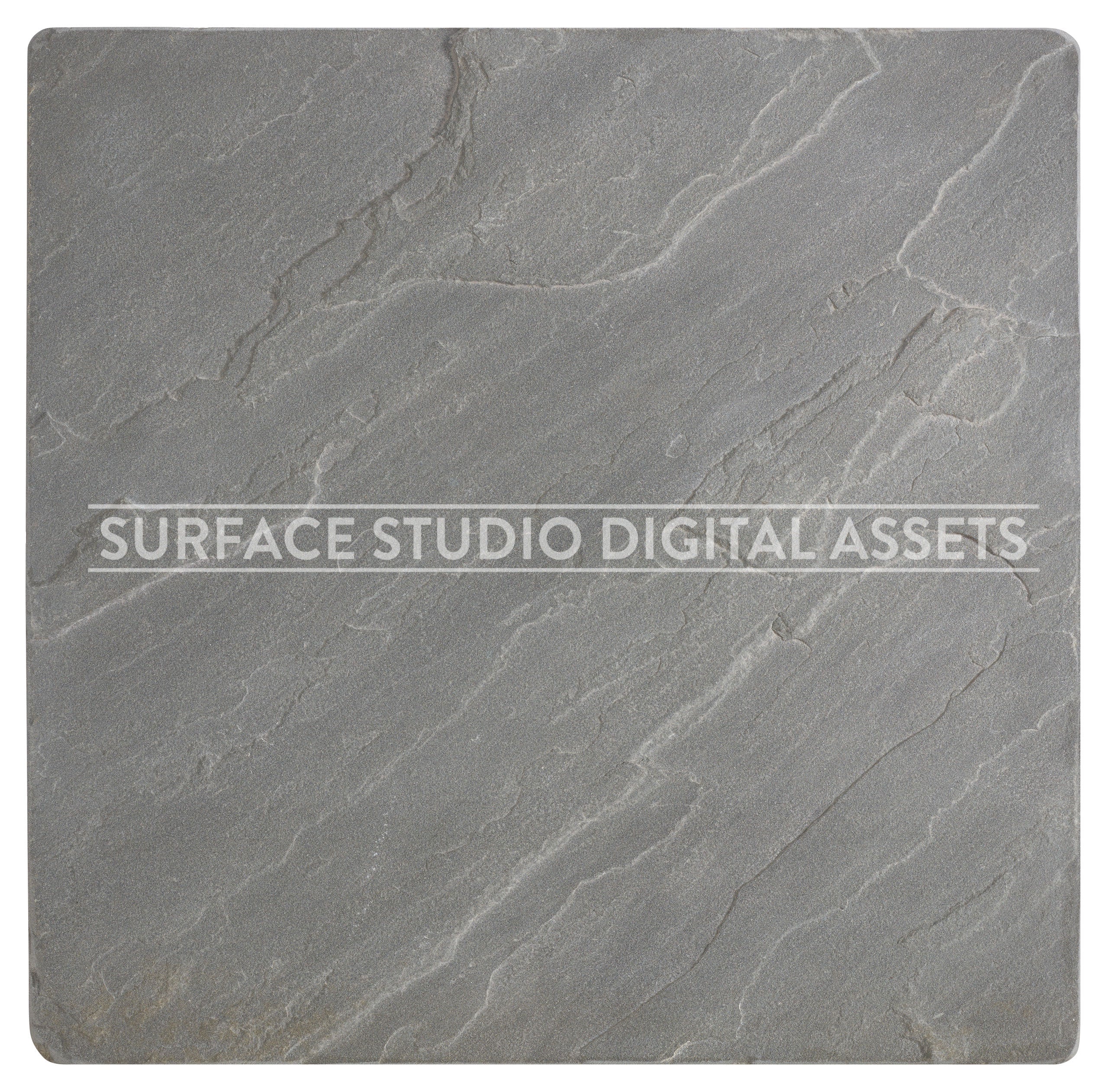 Grey Coarse Slate Surface photographed directly from above including edges