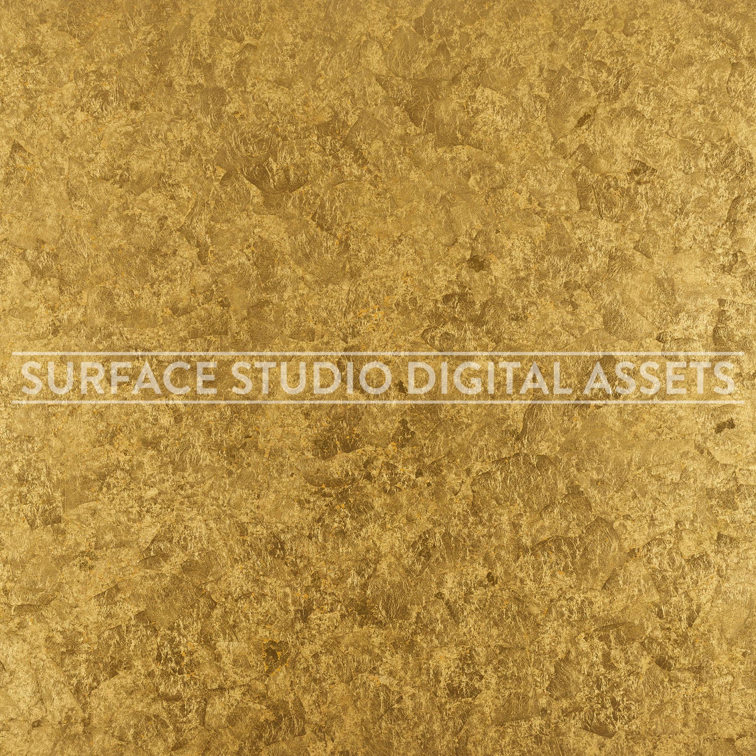 Crushed Gold Leaf Metallic Surface photographed directly from above