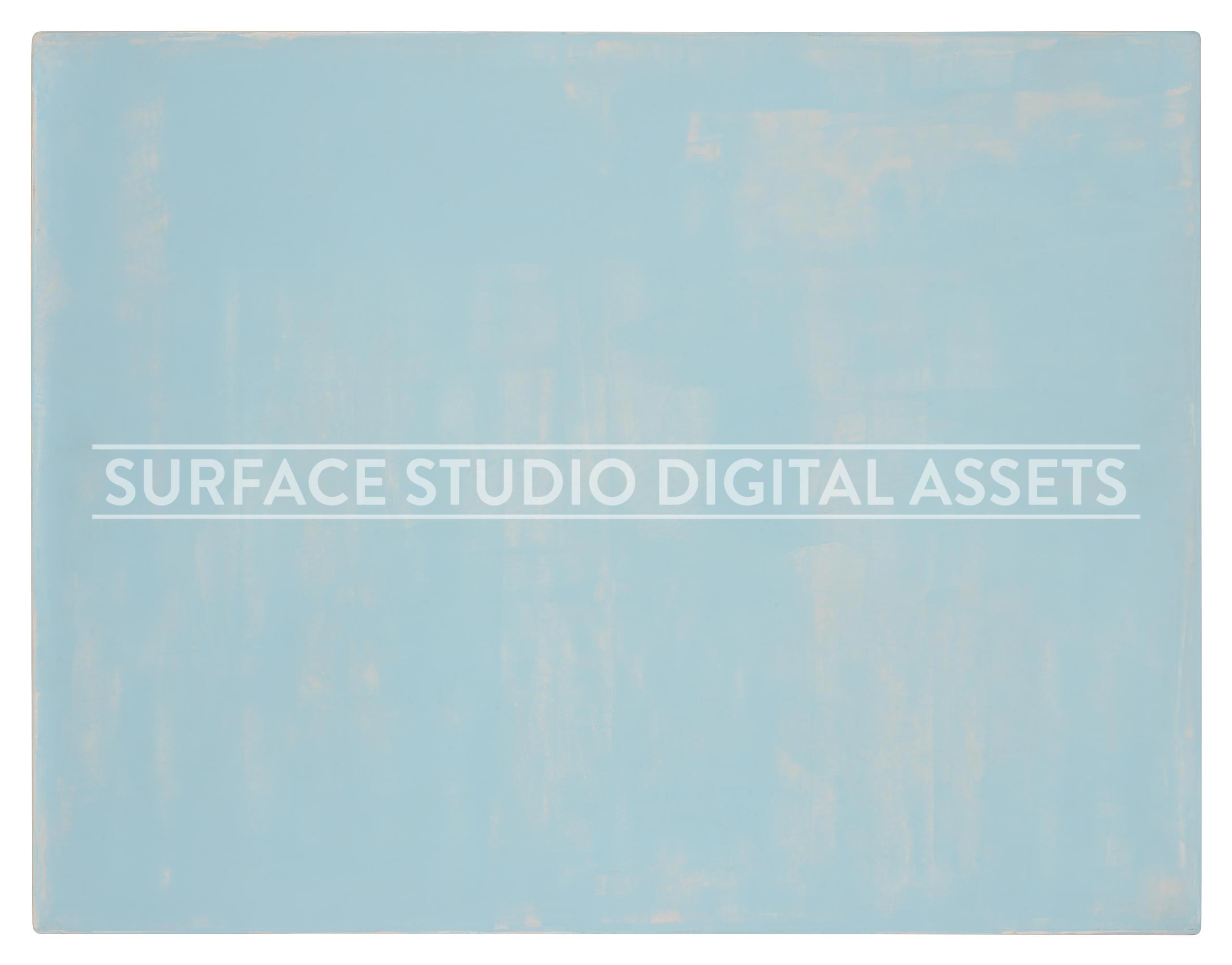 Light Blue Venetian Plaster Surface photographed directly from above including edges