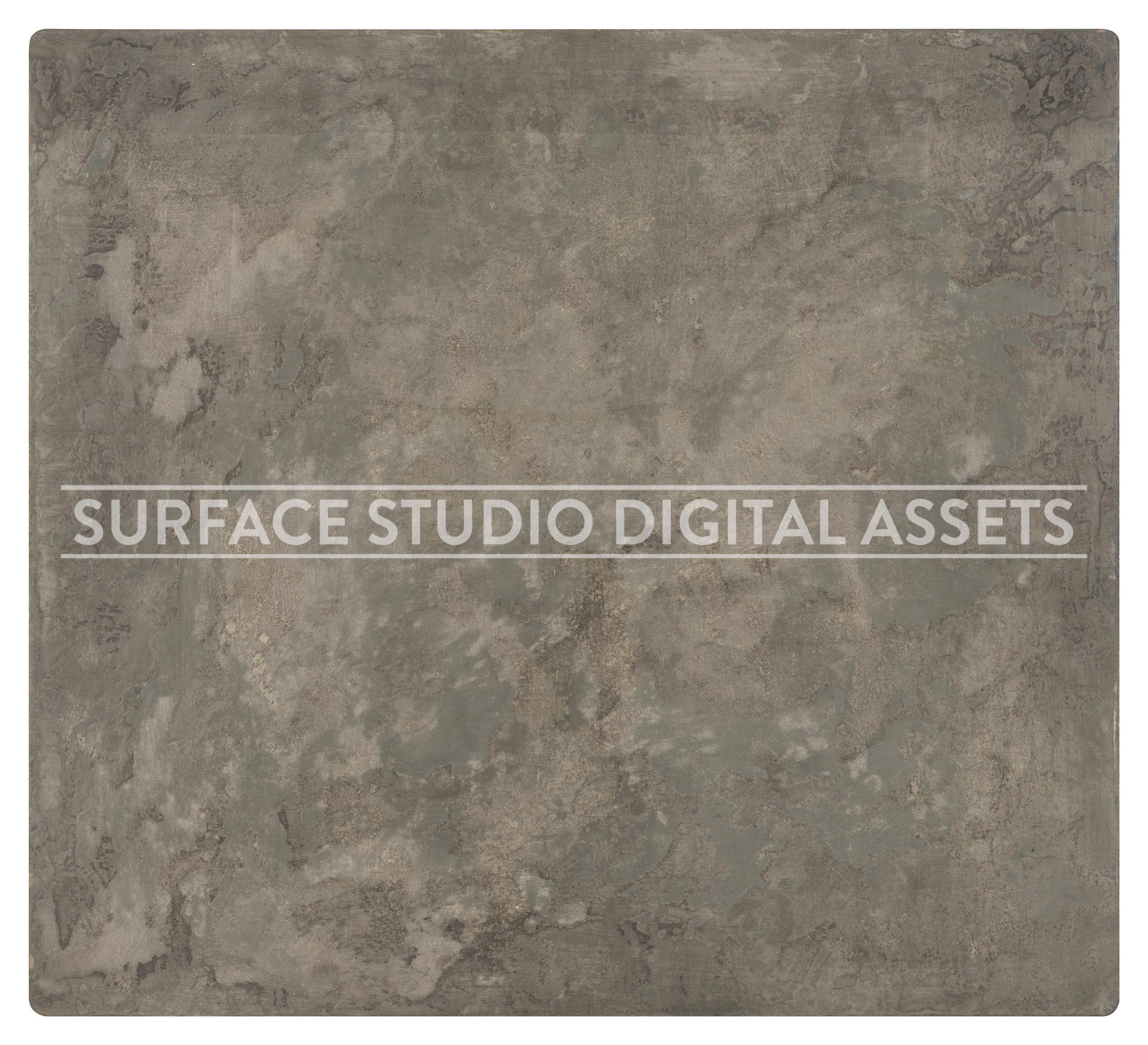 Dark Grey Plaster Stucco Surface photographed directly from above including edges