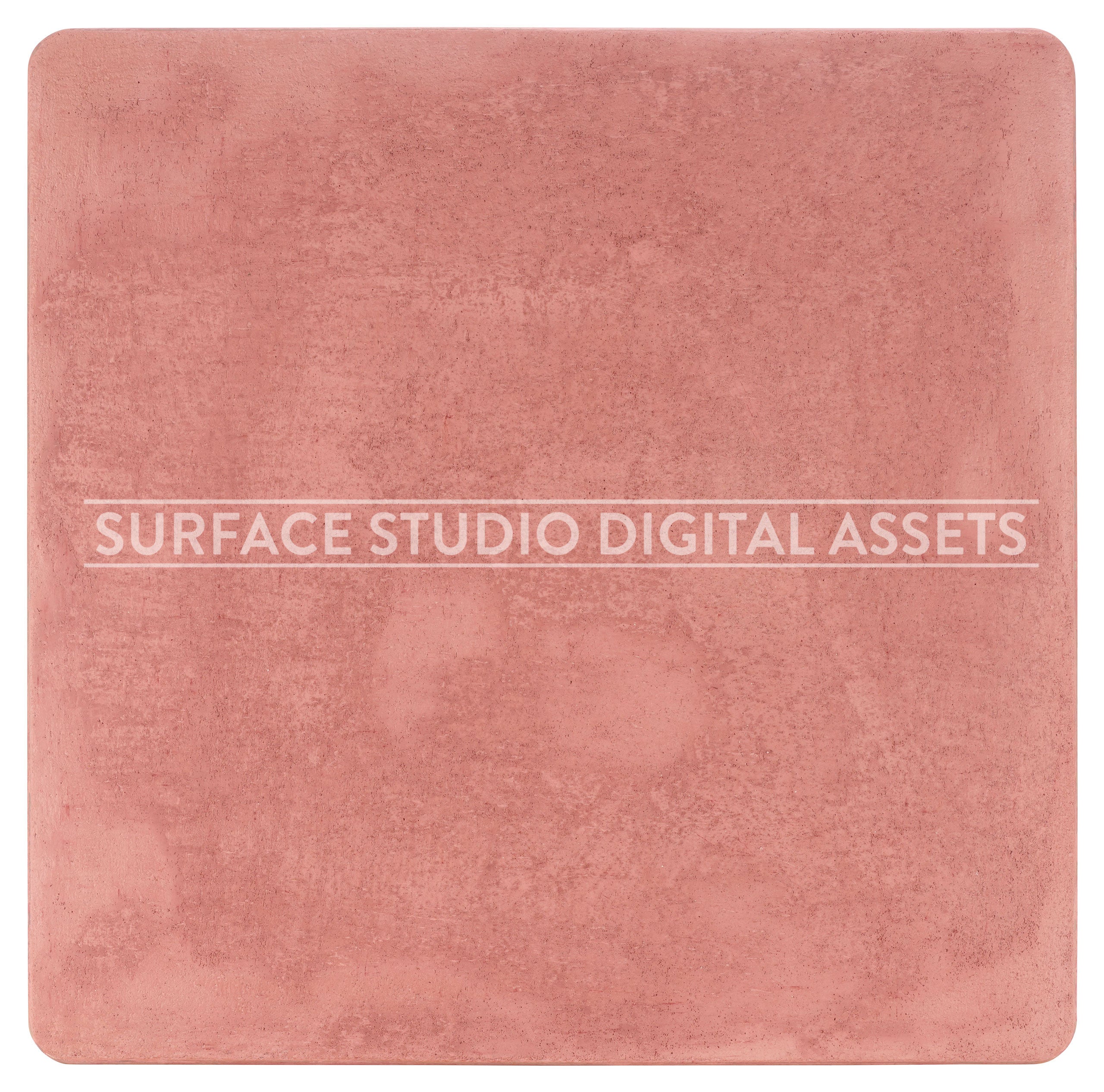 Textured Pink Desert Rose Cement Surface photographed directly from above including edges