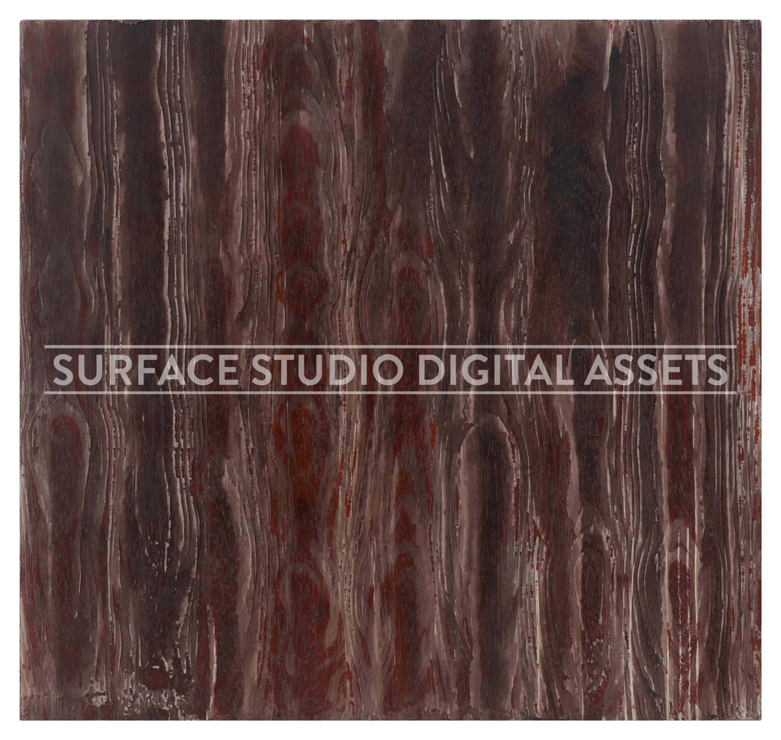 Faux Grained Dark Painted Wood Surface photographed directly from above including edges