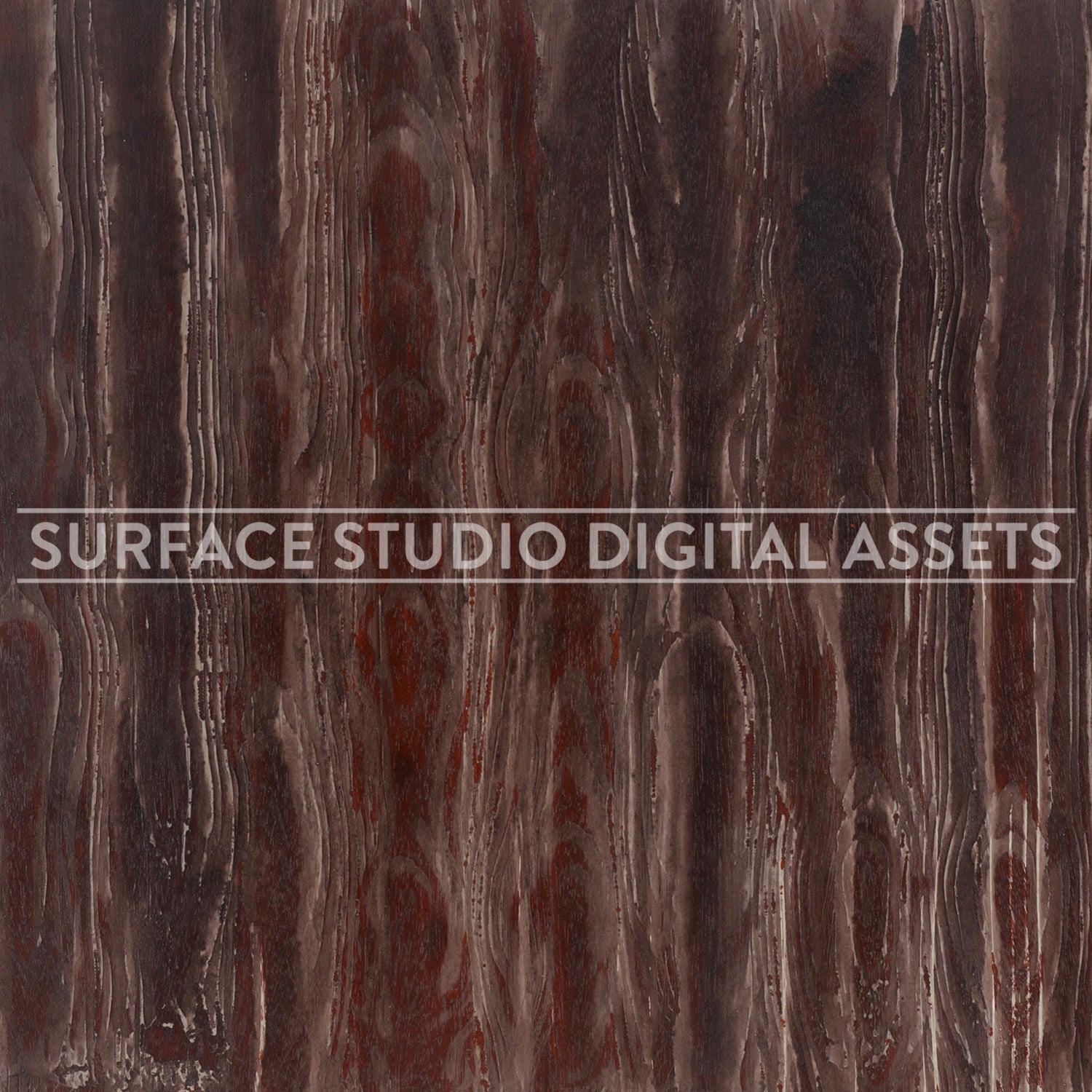 Faux Grained Dark Painted Wood Surface photographed directly from above