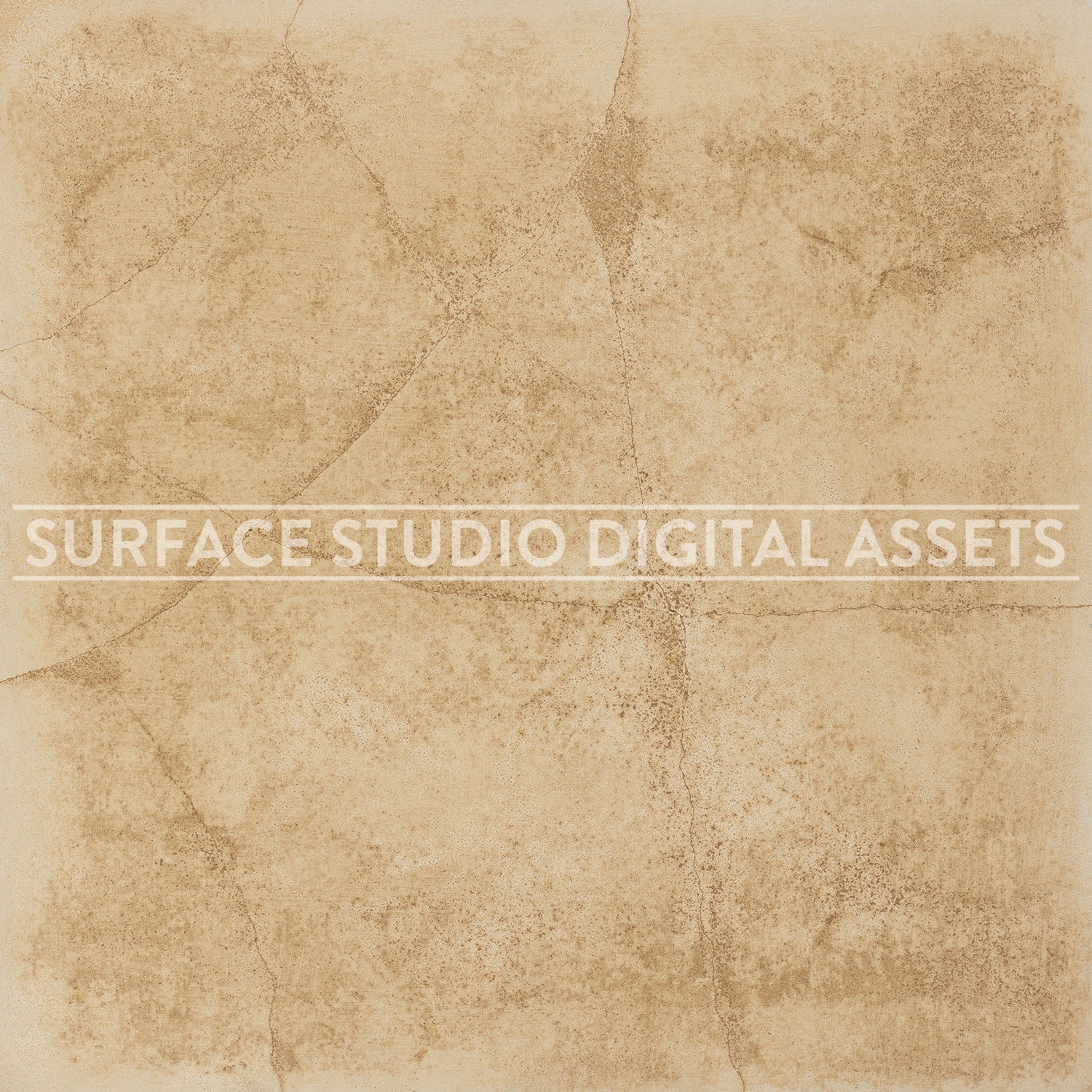 Fractured Light Beige Acid Etched Cement Surface photographed directly from above