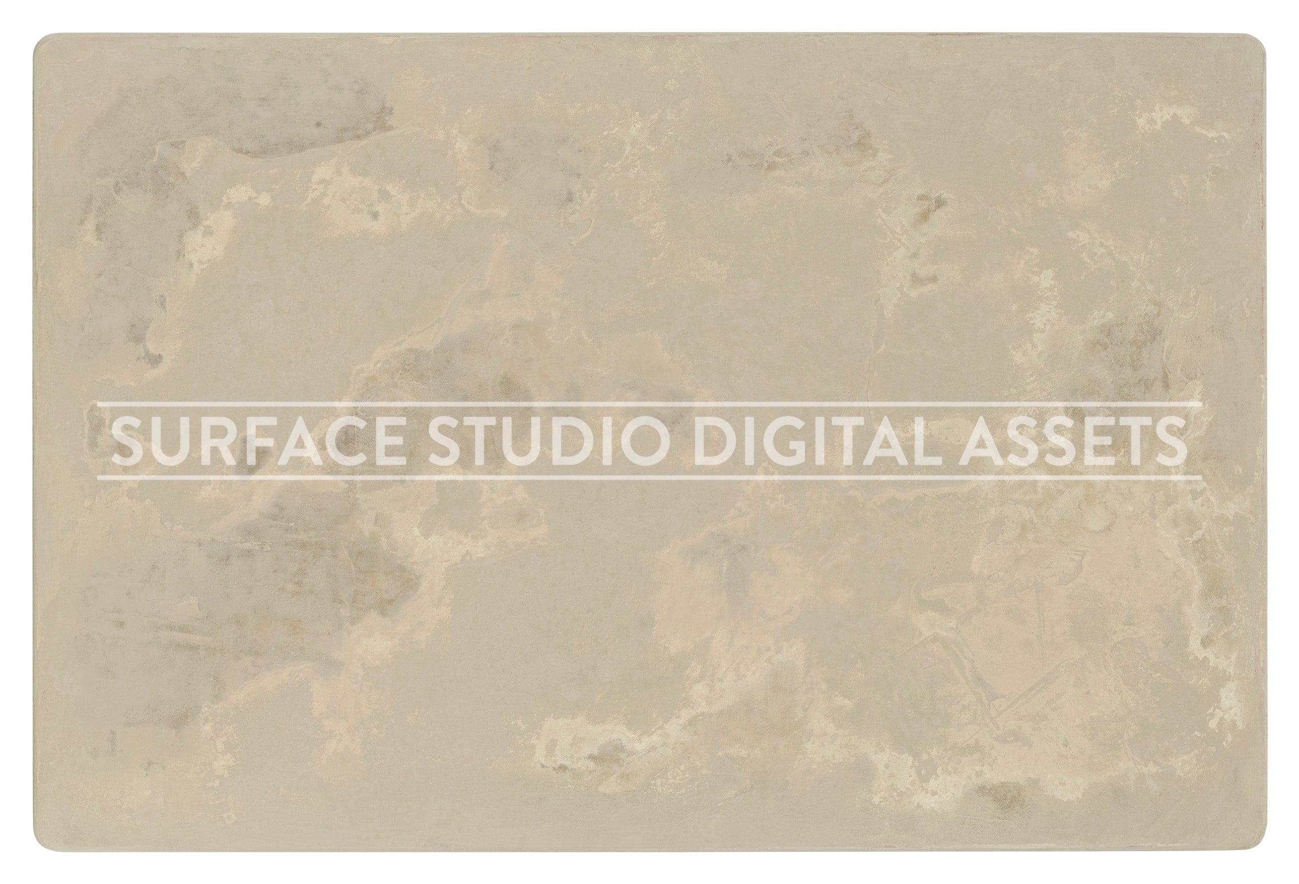 Grey Beige Greige Plaster Surface photographed from above including edges