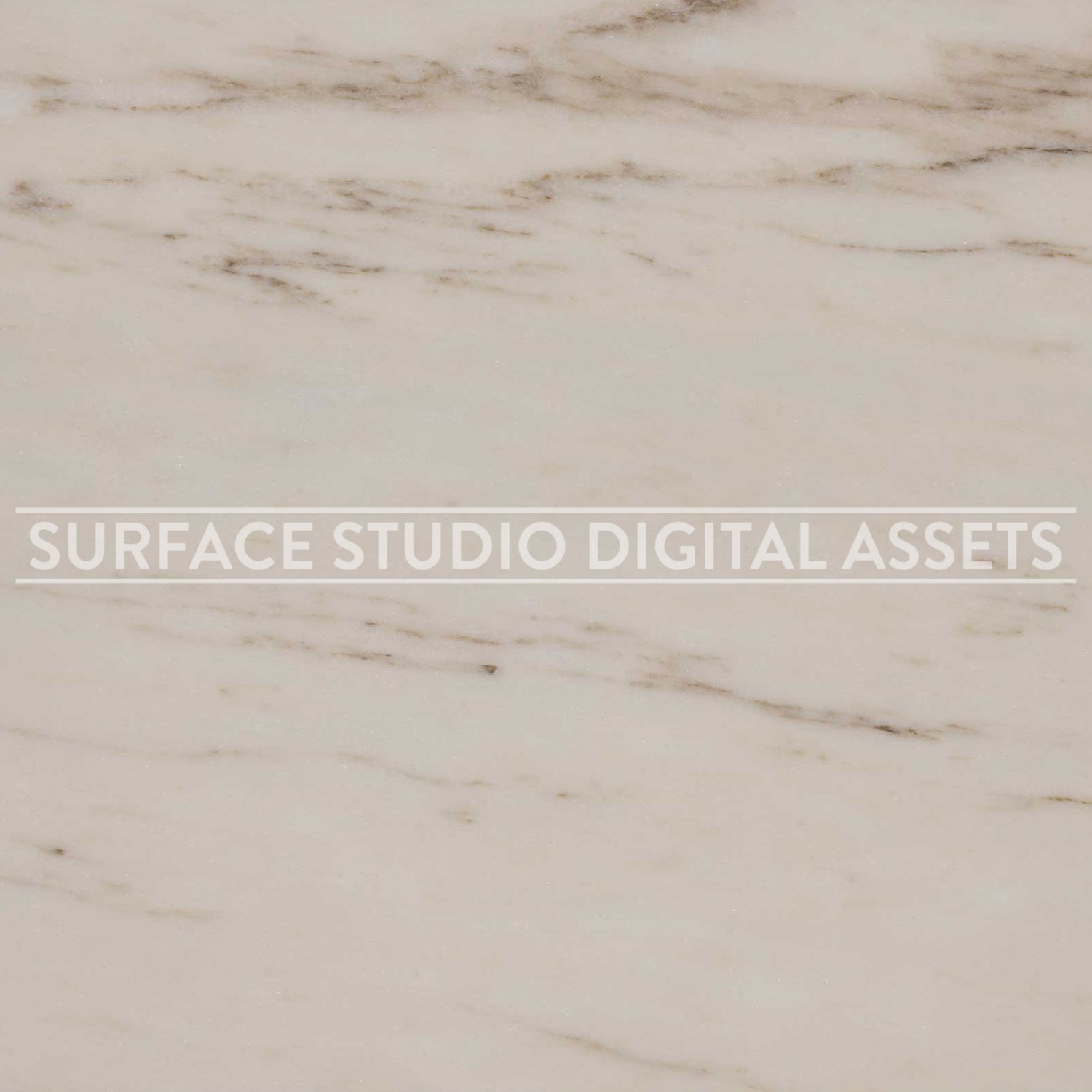 White Veined Honed Statuary Marble Surface photographed directly from above