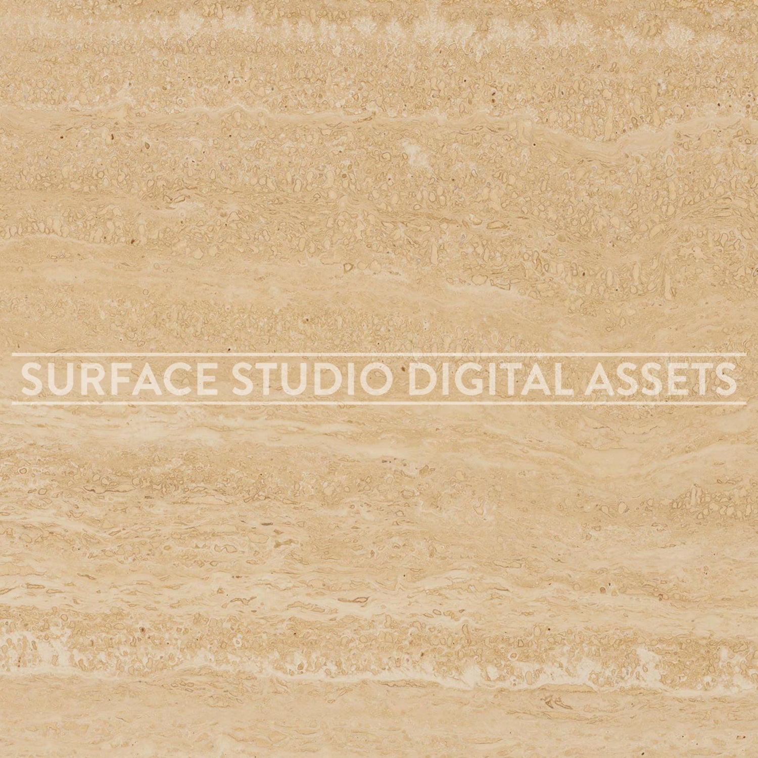 Textured Honed Travertine Stone Surface photographed directly from above