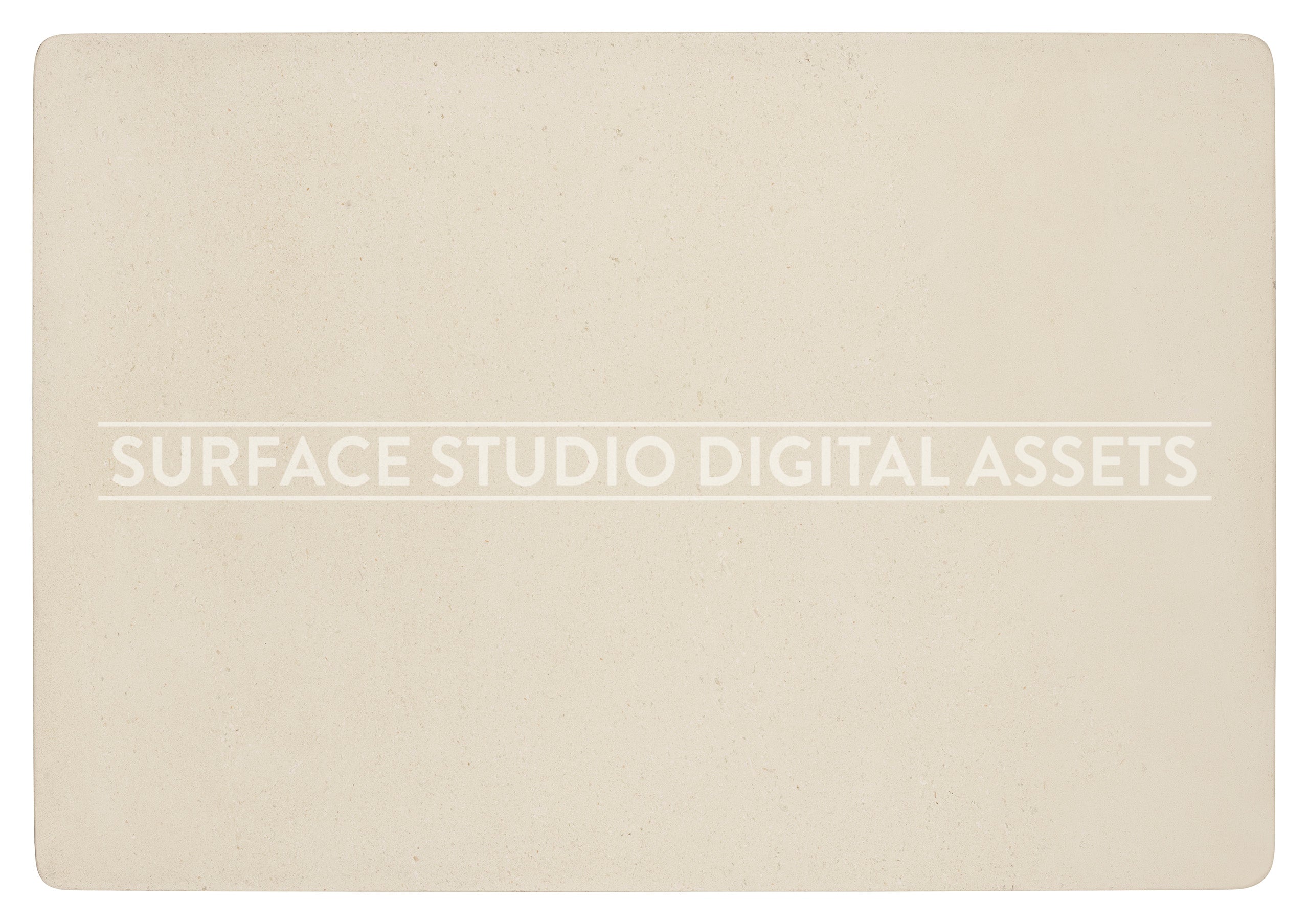 Light Beige Honed White Limestone Surface photographed from above including edges