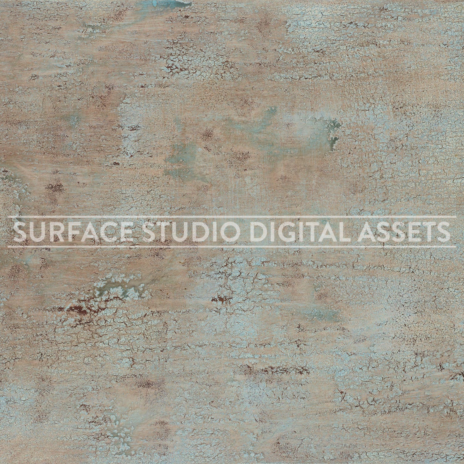 Light Blue Crackle Plaster Surface photographed directly from above
