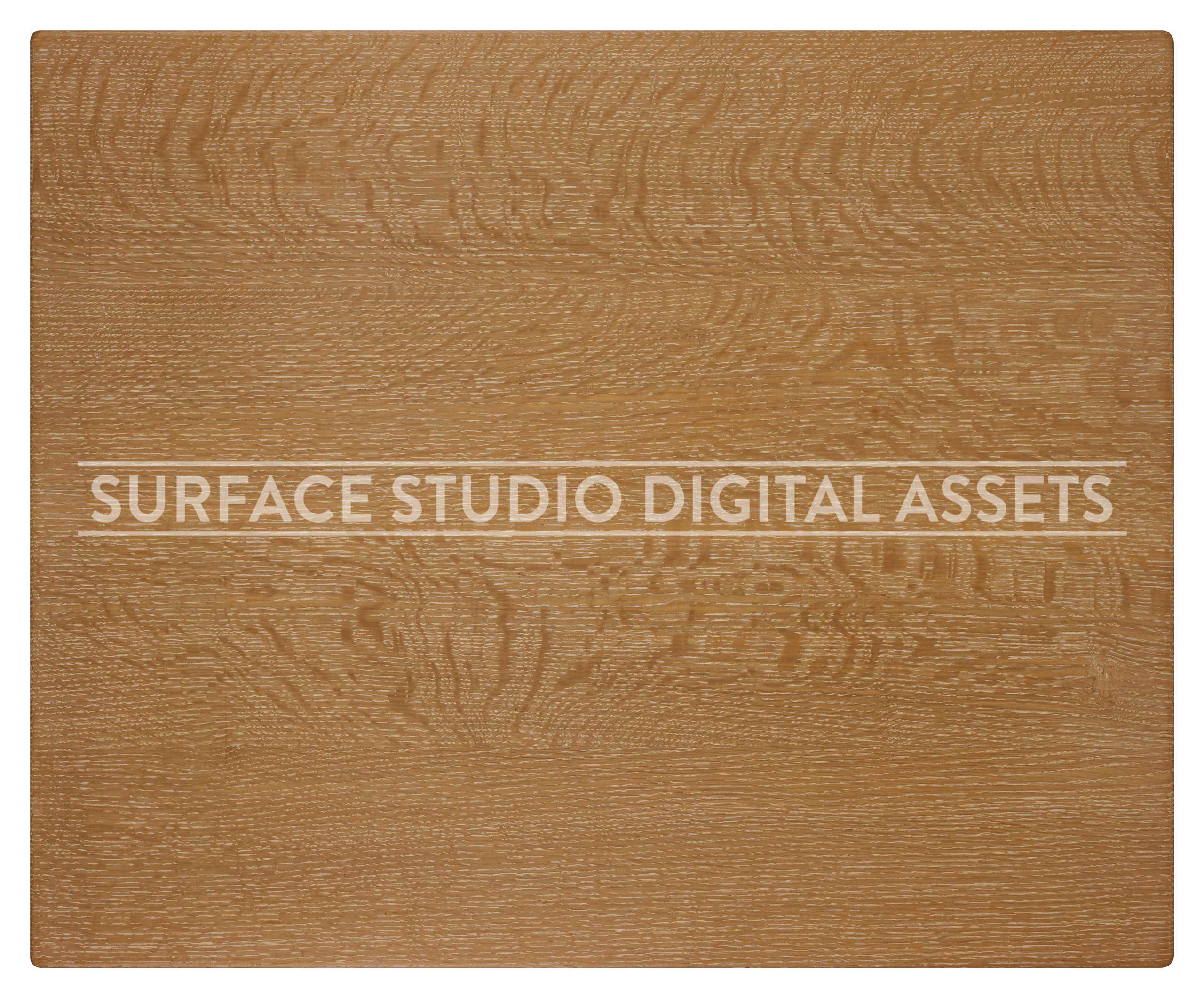 Limed Tiger Oak Wood Surface photographed directly from above including edges