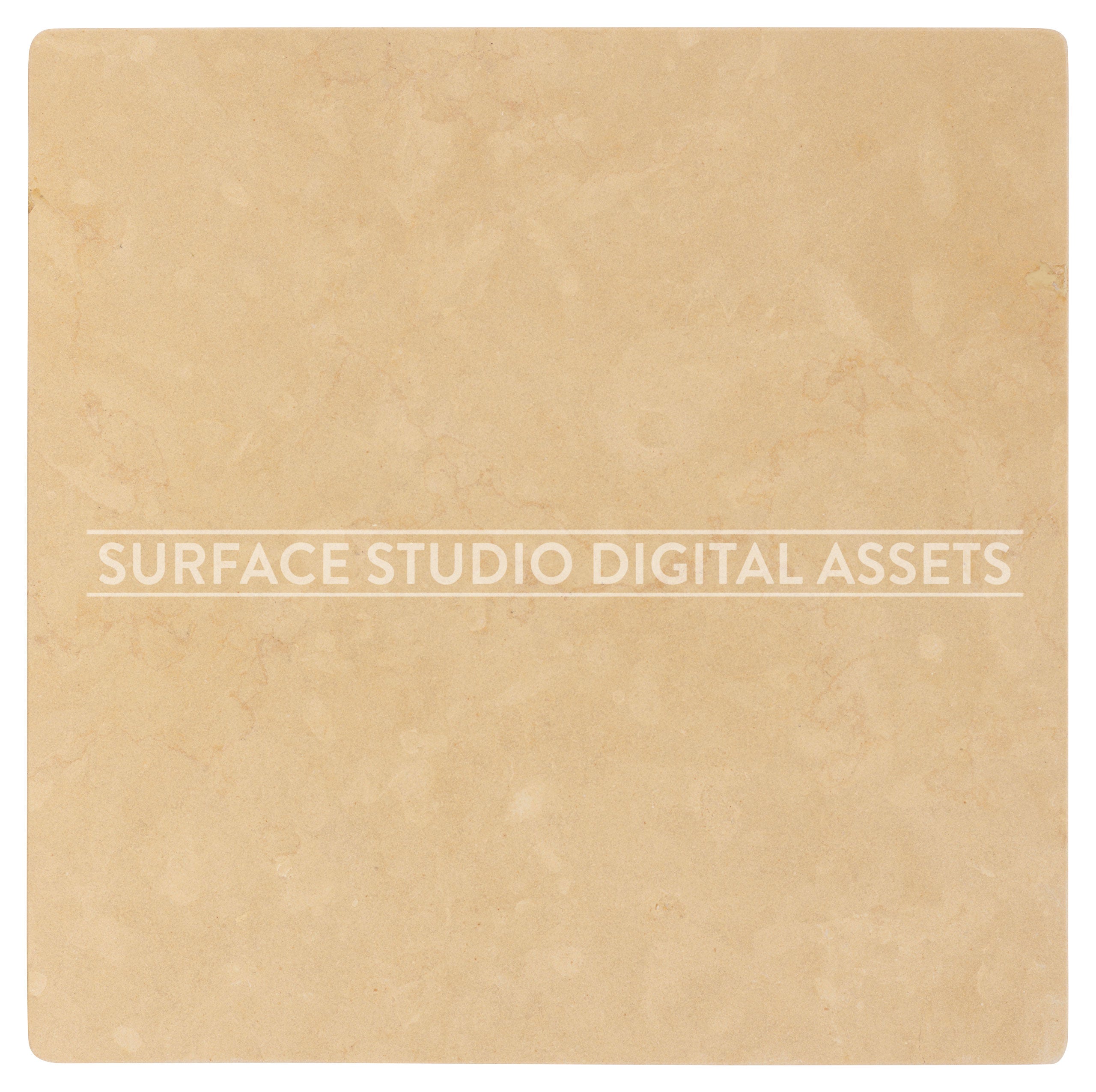 Warm Beige Limestone Surface photographed directly from above including edges