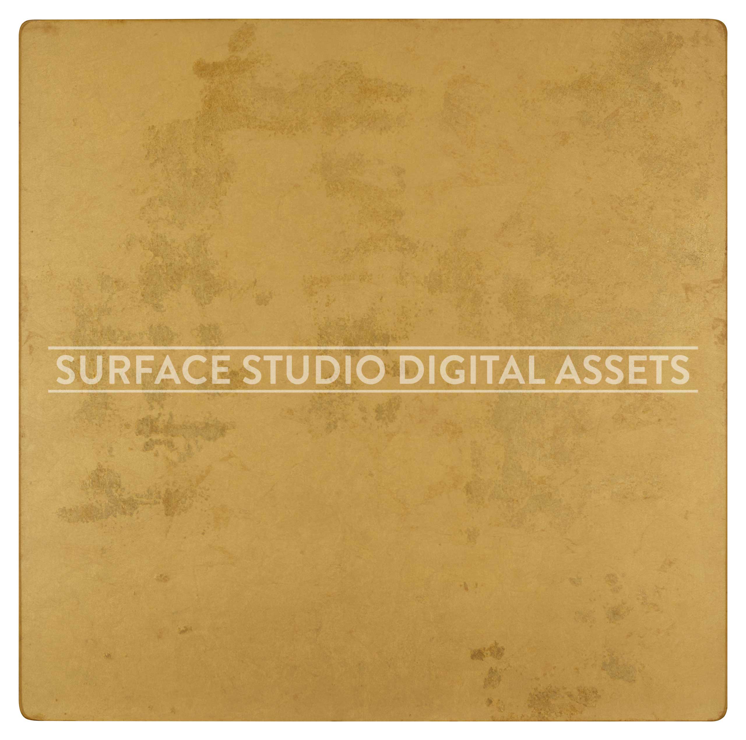 Lustre Gold Leaf Metallic Surface photographed directly from above including edges