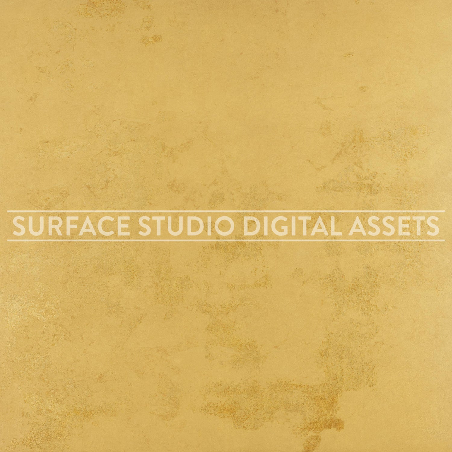 Lustre Gold Leaf Acrylic Metallic Surface photographed directly from above