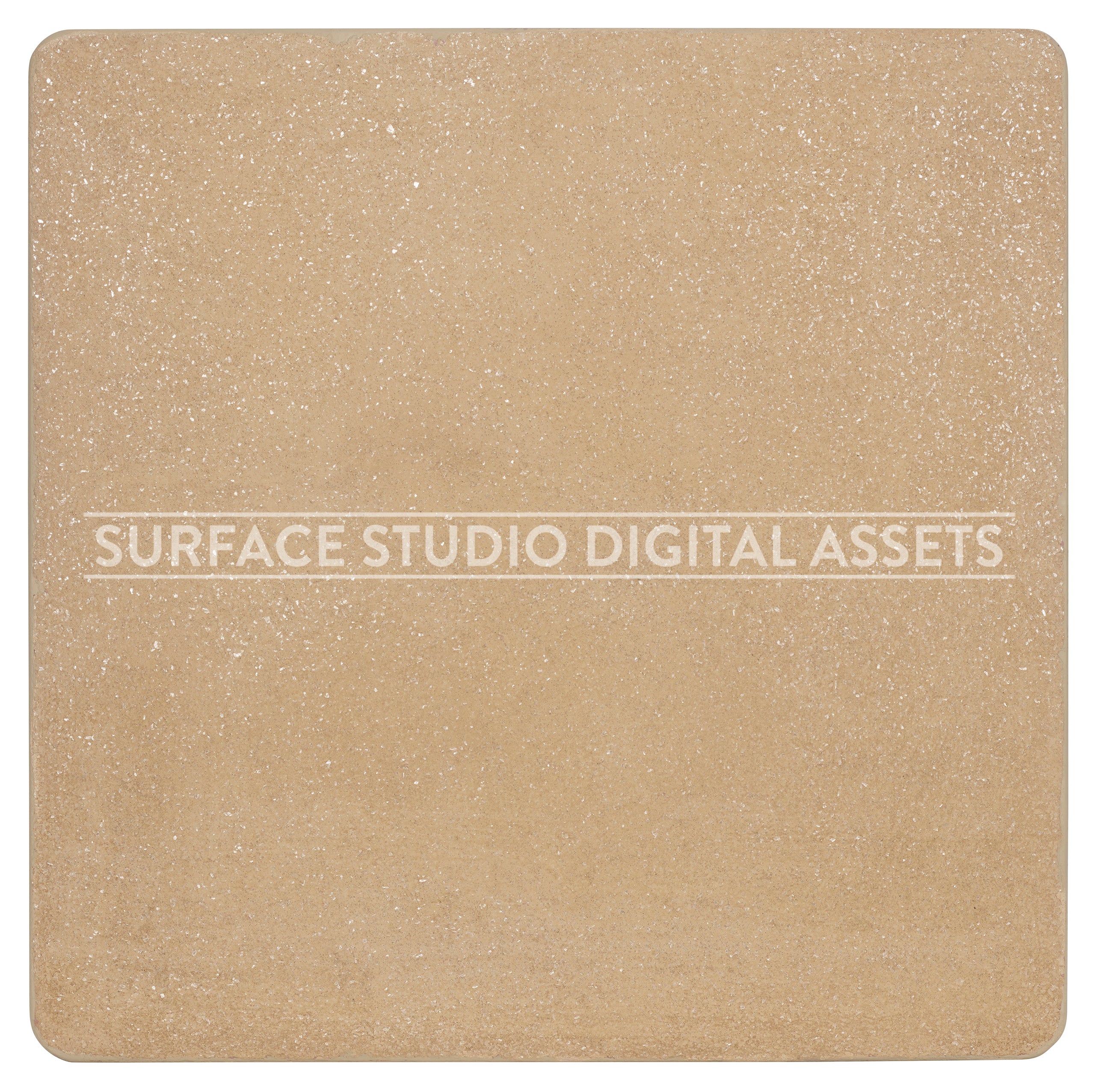 Mica Glitter Beige Cement Surface photographed directly from above including edges