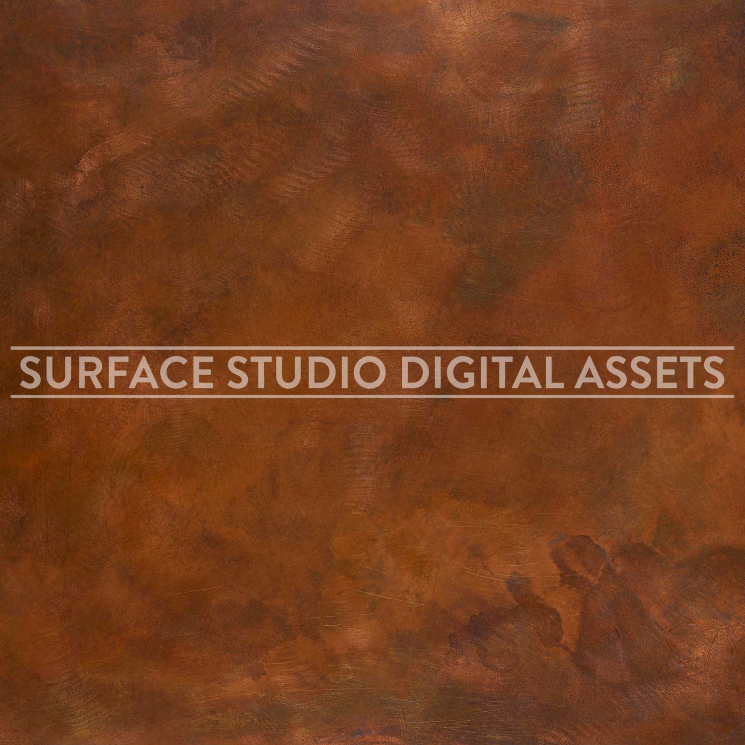 Old Brown Copper Metal Surface photographed directly from above 