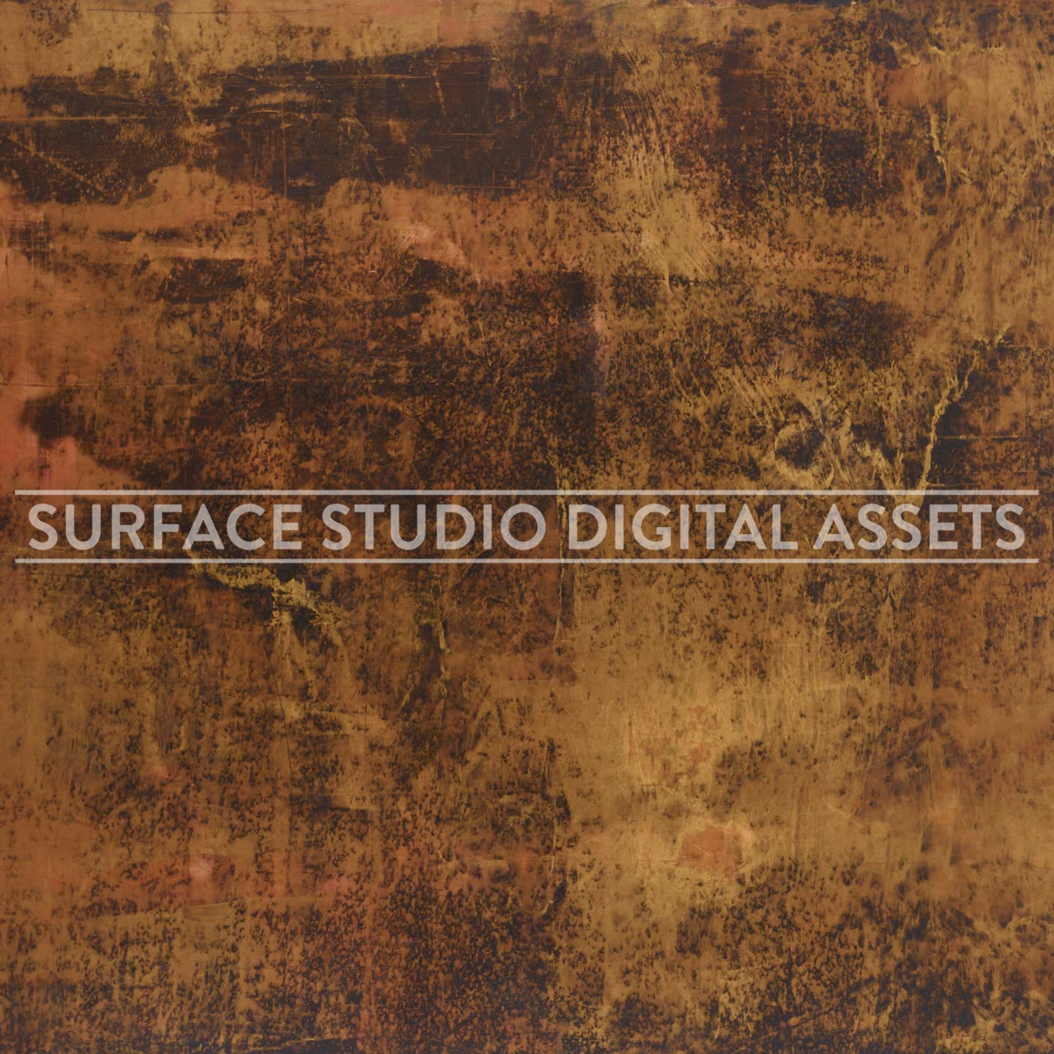Old Gold Metal Surface photographed directly from above