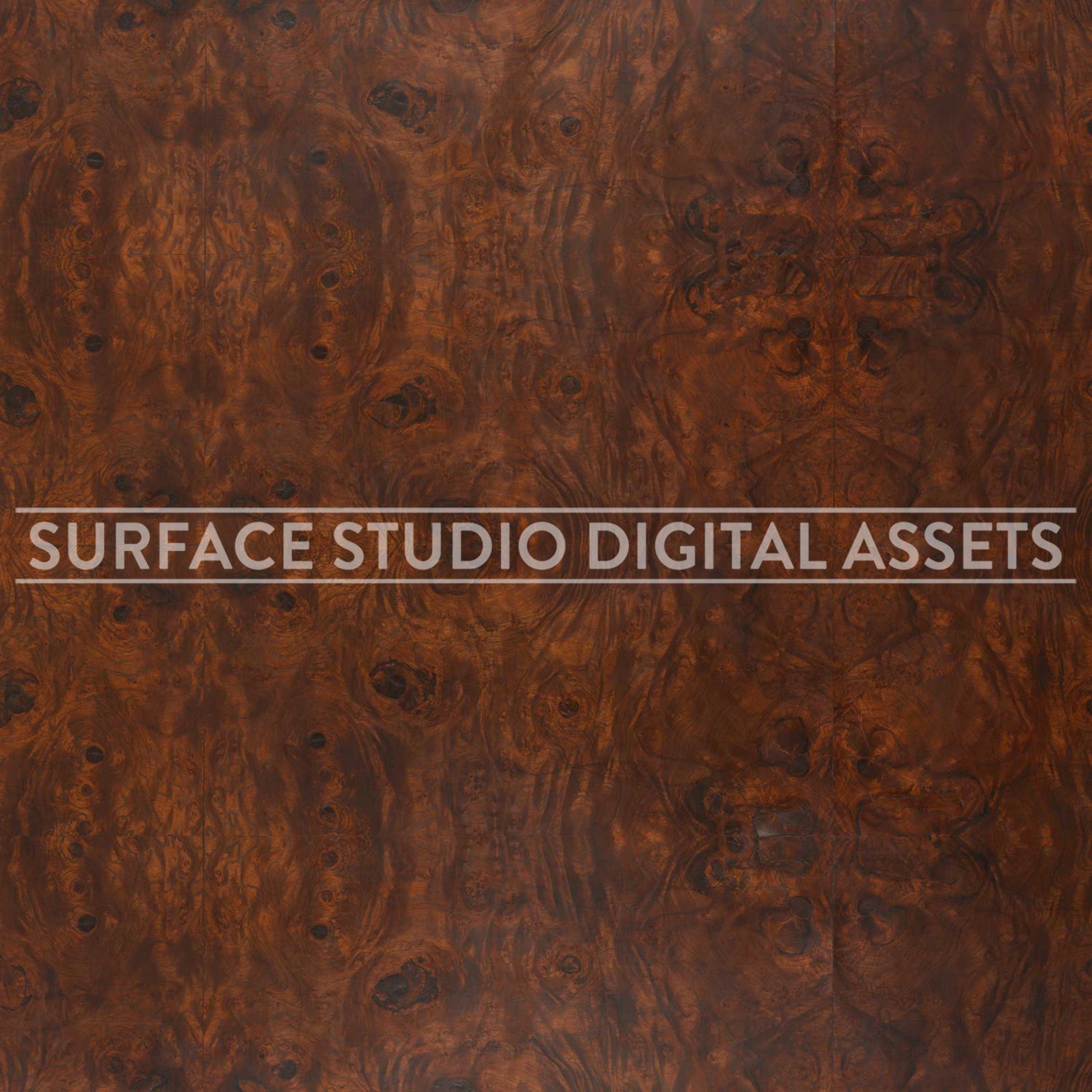 Olivewood Burl Dark Wood Surface photographed directly from above