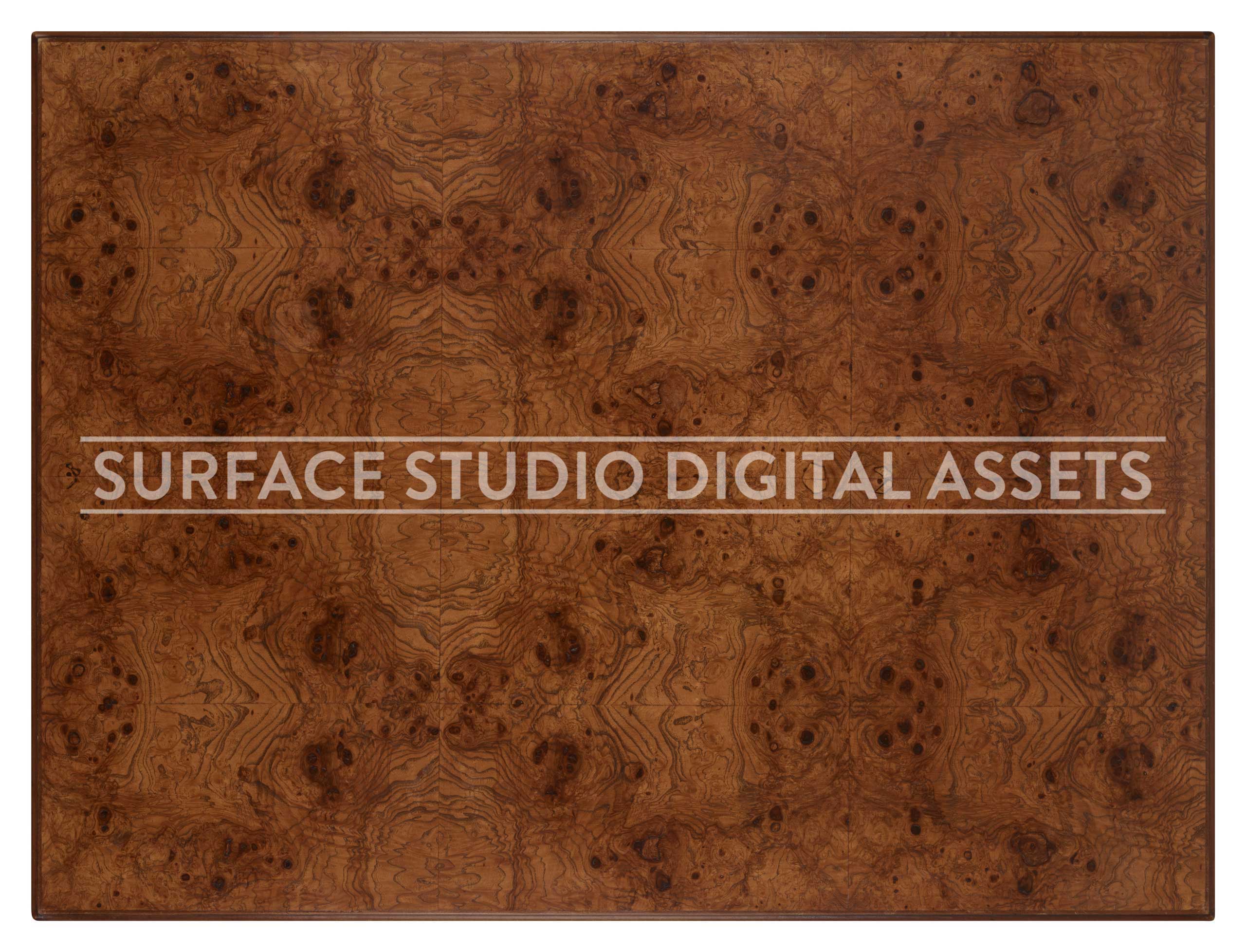 Olivewood Burl Medium Wood Surface photographed directly from above including edges