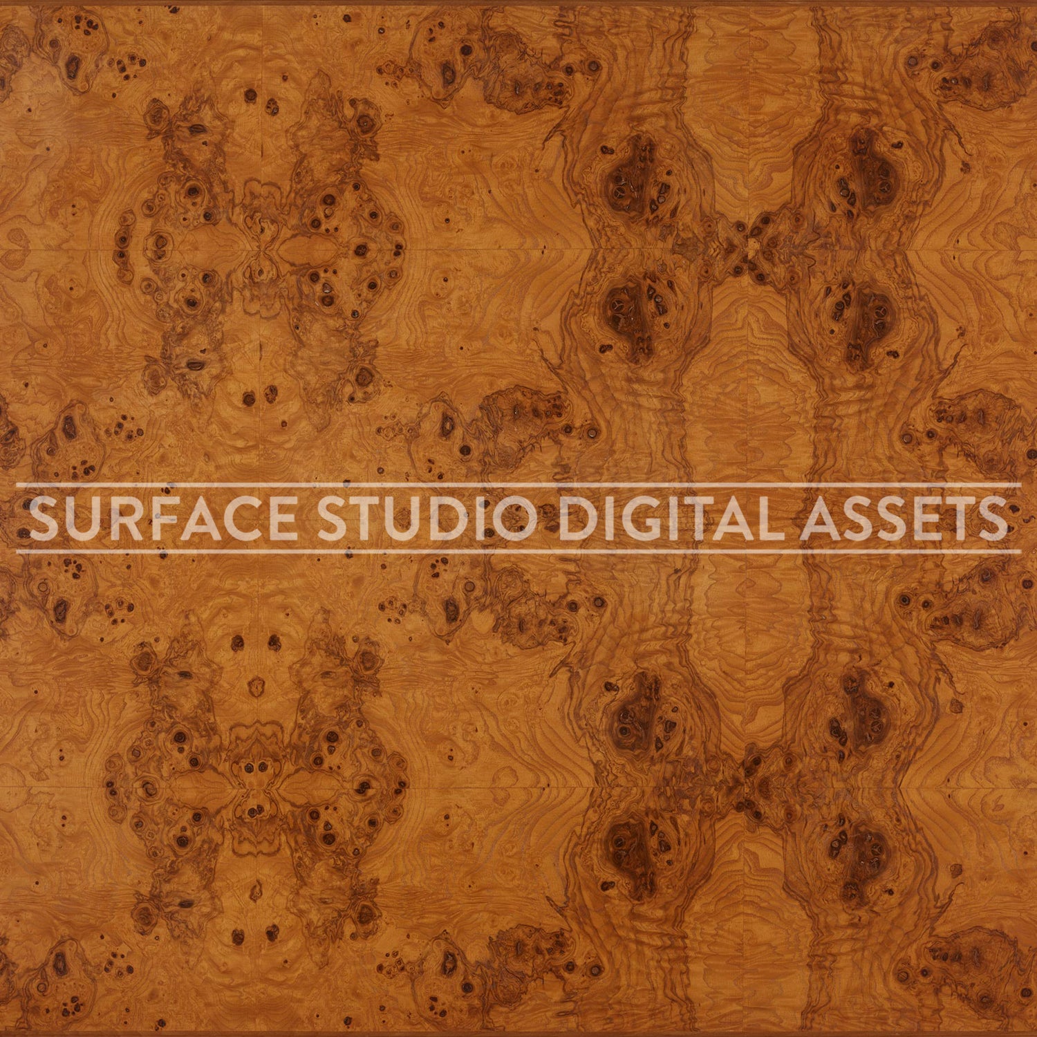 Olivewood Large Pattern Light Wood Surface photographed directly from above