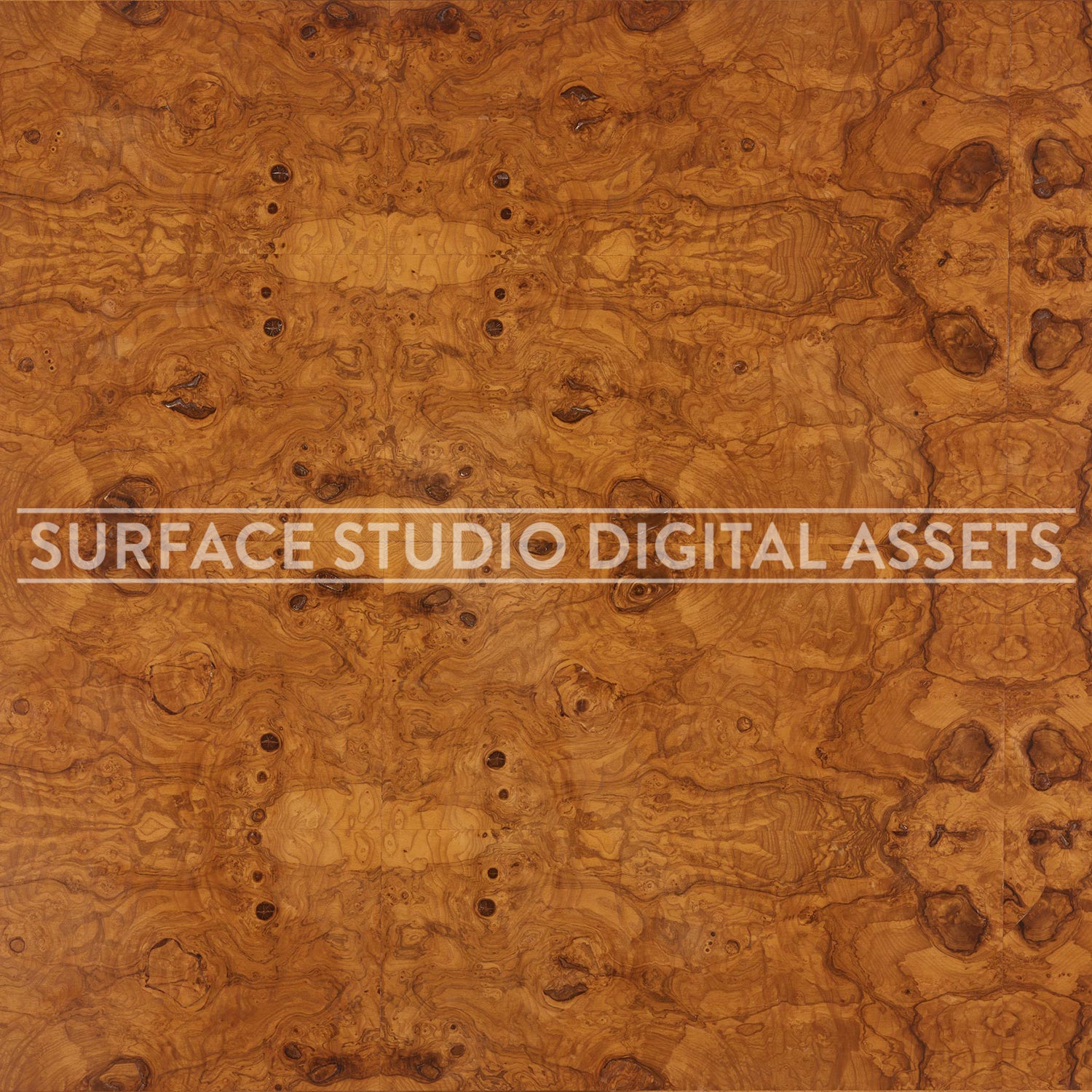 Olivewood Small Pattern Light Surface photographed directly from above