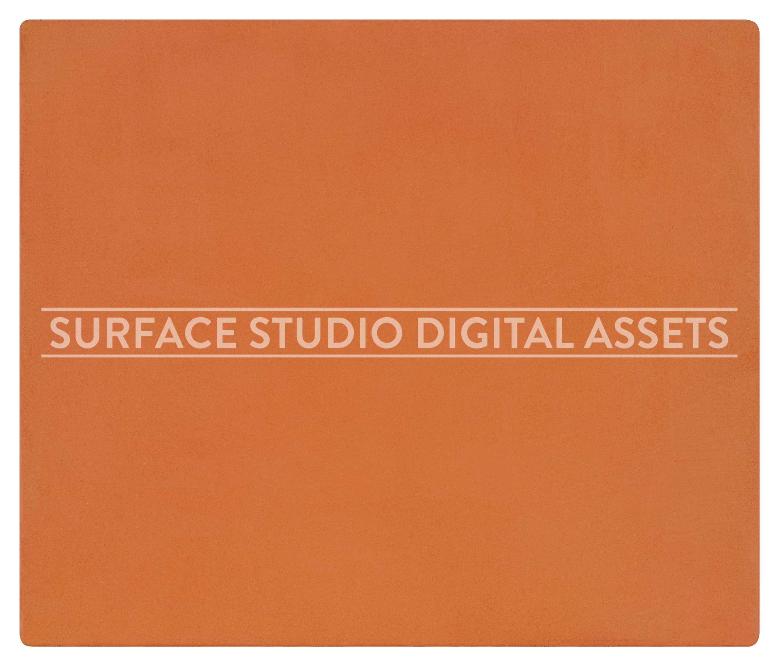 Bright Orange Cement Surface photographed directly from above including edges