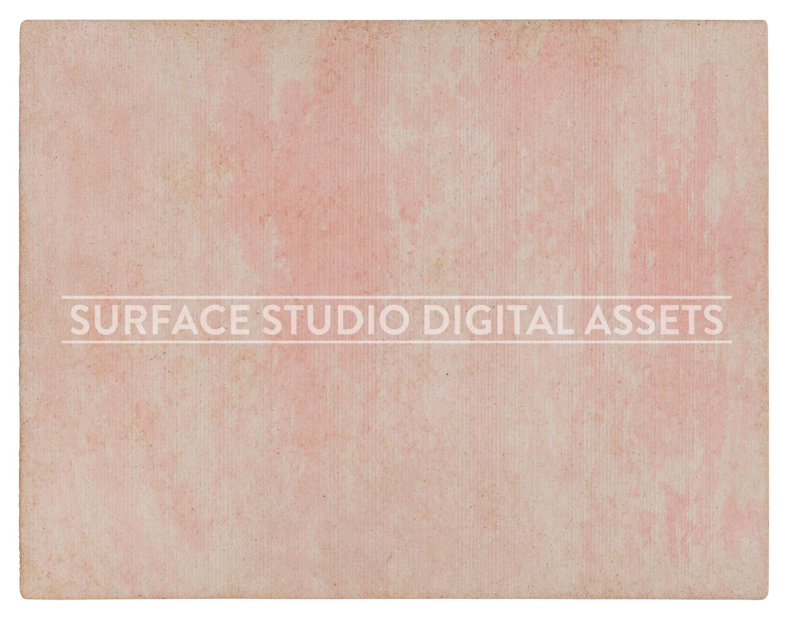 Peachy Pink Rough Cast Cement Surface photographed directly from above including edges
