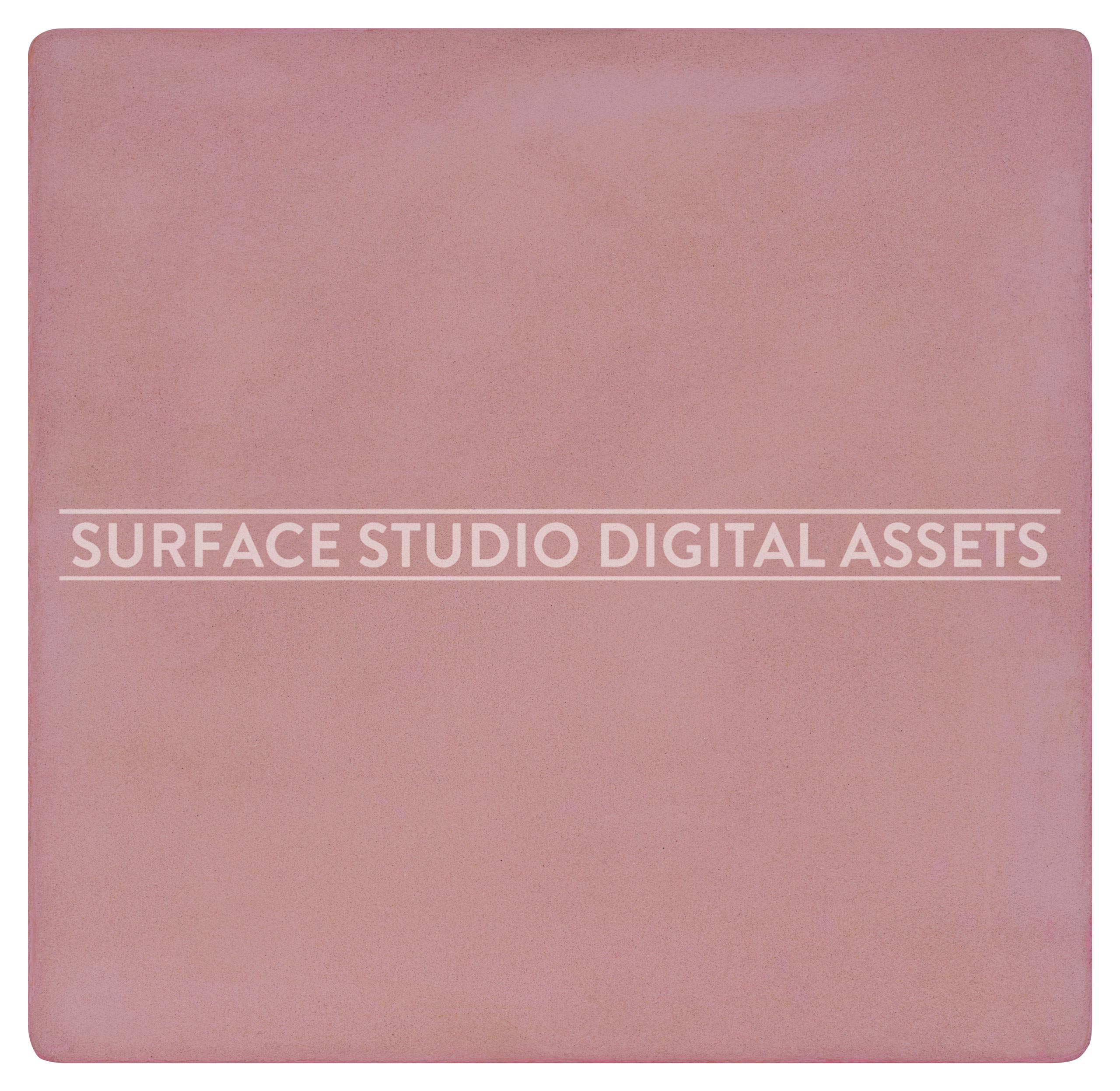 Smooth Pink Cement Surface photographed directly from above including edges