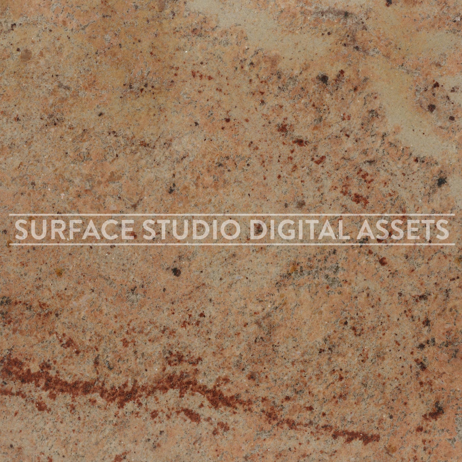 Pinky Brown Polished Granite Stone Surface photographed directly from above
